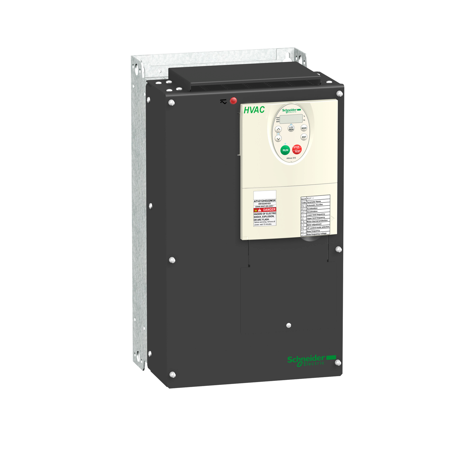 Schneider Electric-ATV212HD22N4-Altivar - ATV212 variateur de vitesse - 3ph - 22kW - 30hp - 480V - CEM - IP21