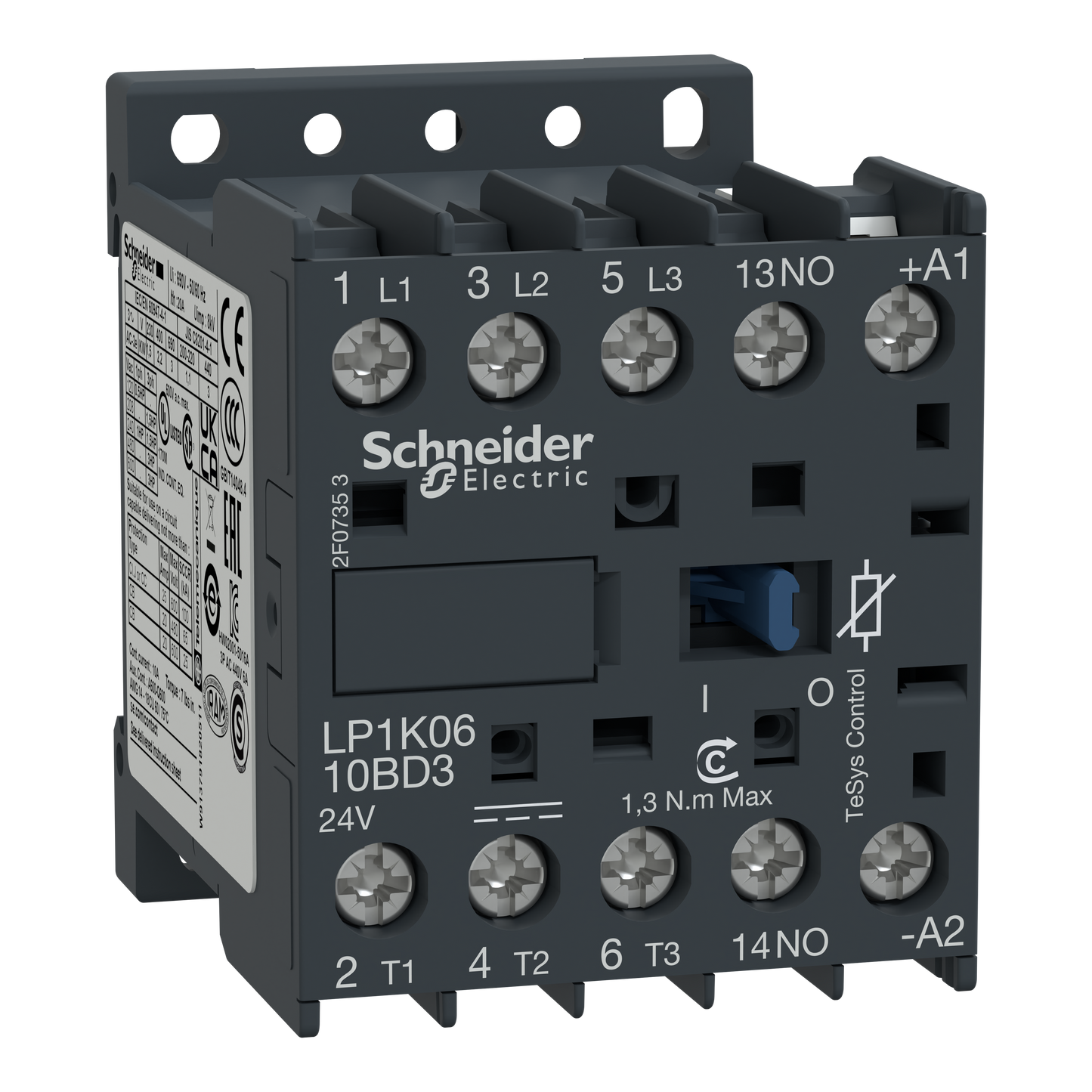 Schneider Electric-LP1K1210SD3-contacteur TeSys LP1K 3P AC3 440V 12 A bobine 72 V CC