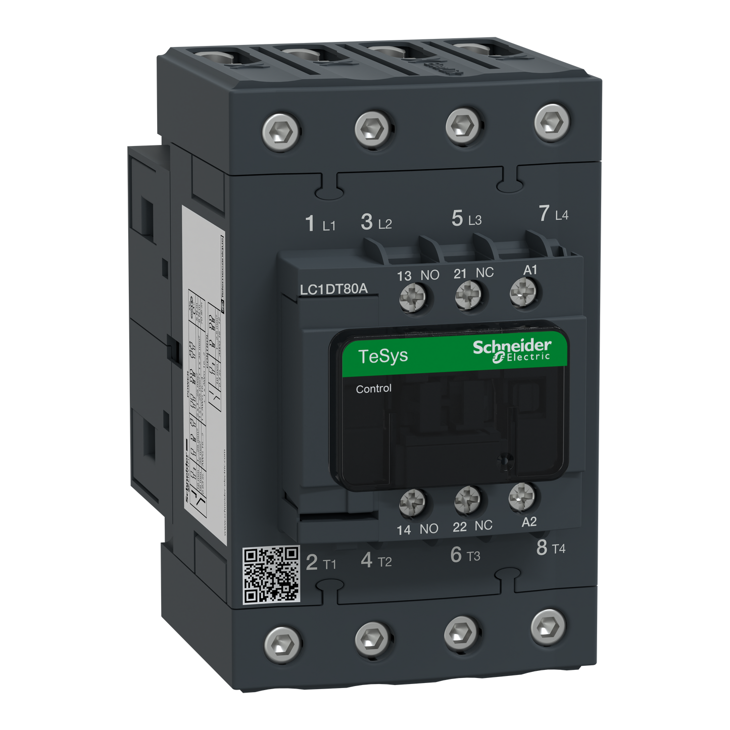 Schneider Electric-LC1DT80AF7-TeSys LC1D - contacteur - 4P - AC-3 440V - 80A - bobine 110Vca