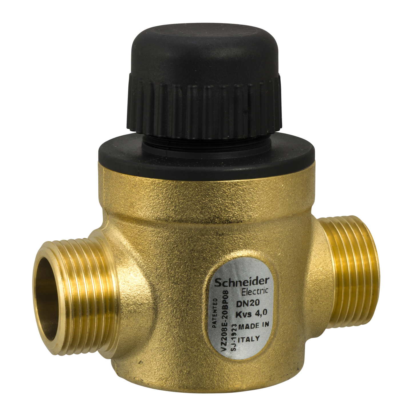 Schneider Electric-VZ208E-20BP08-Vanne 2 voies laiton filetée PN16 DN20 Kv4 course 2,5mm