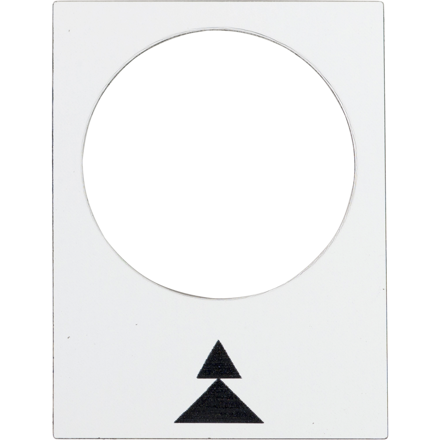 Schneider Electric-ZB2BY4909-Harmony - étiquette - 30x40mm - blanc - droite PV-GV