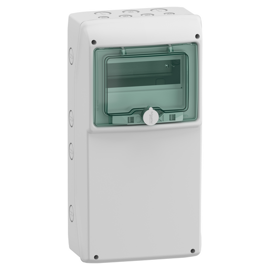 Schneider Electric-13165M-Mureva coffret Polyvalent face lisse 8 Modules 236x460mm