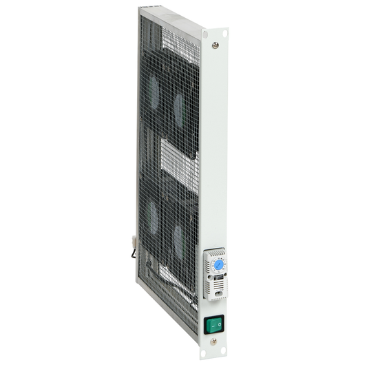 Schneider Electric-NSYAVD1U624T-Actassi - tiroir de ventilation 19P - 1U - prof. 320mm - 624m3/h - 230V - 68W