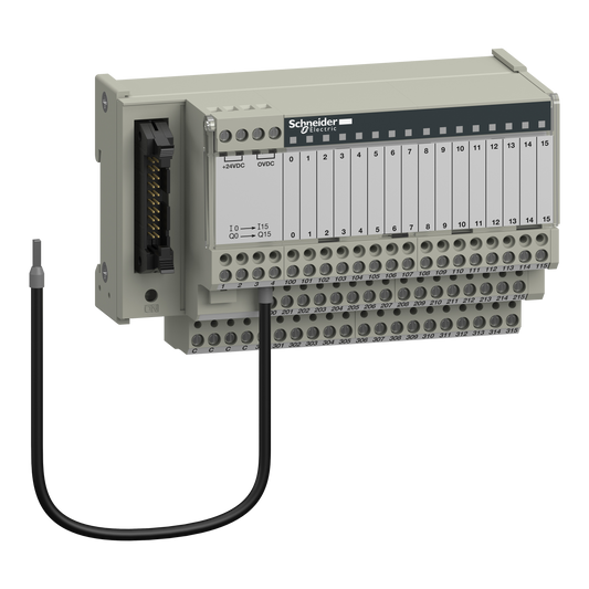 Schneider Electric-ABE7H16R31-Telefast ABE7 - embase de raccordement passive - 16 entrées ou sorties - DEL