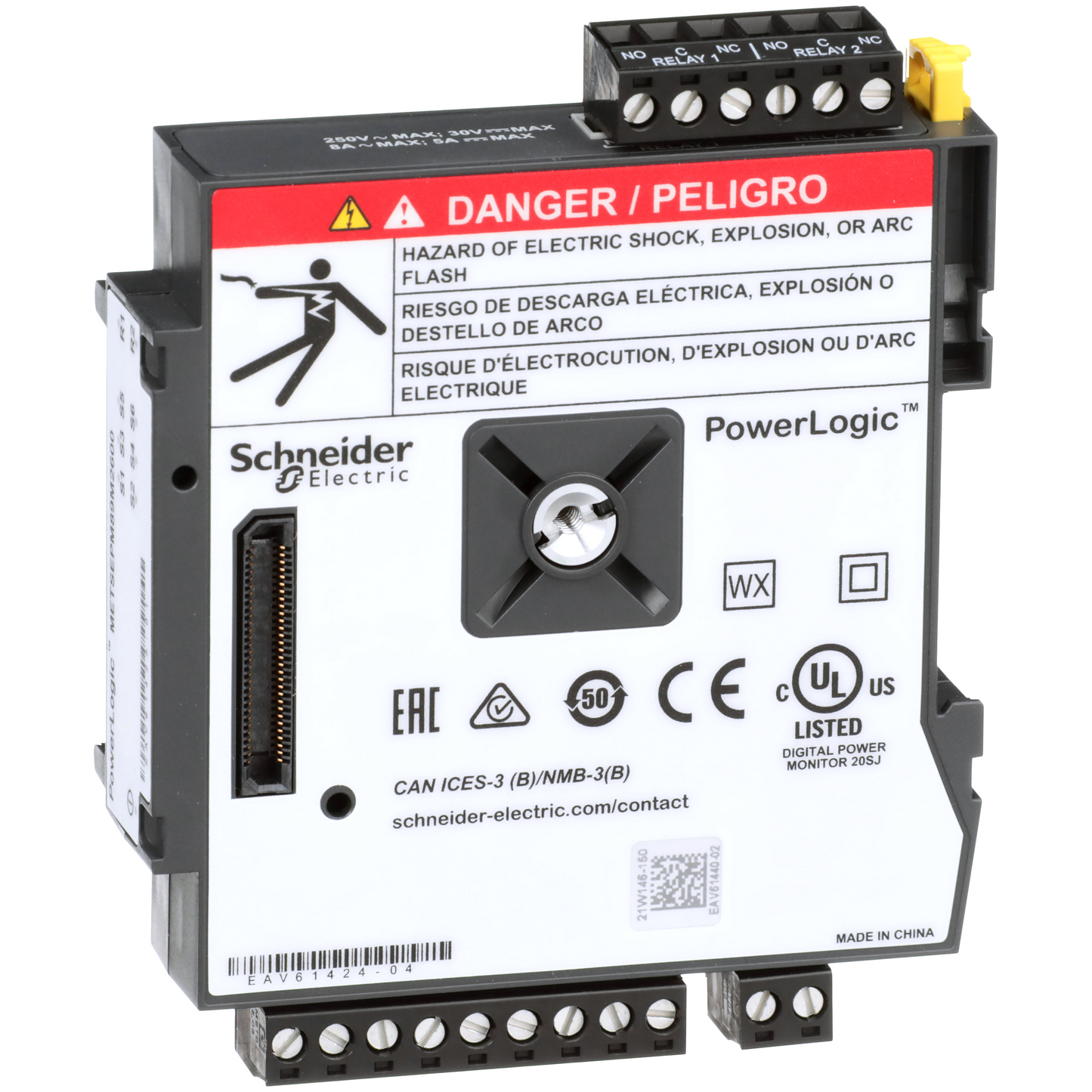Schneider Electric-METSEPM89M2600-PowerLogic - module entrées / sorties - centrale de mesure PM8000 - MODULES E/S