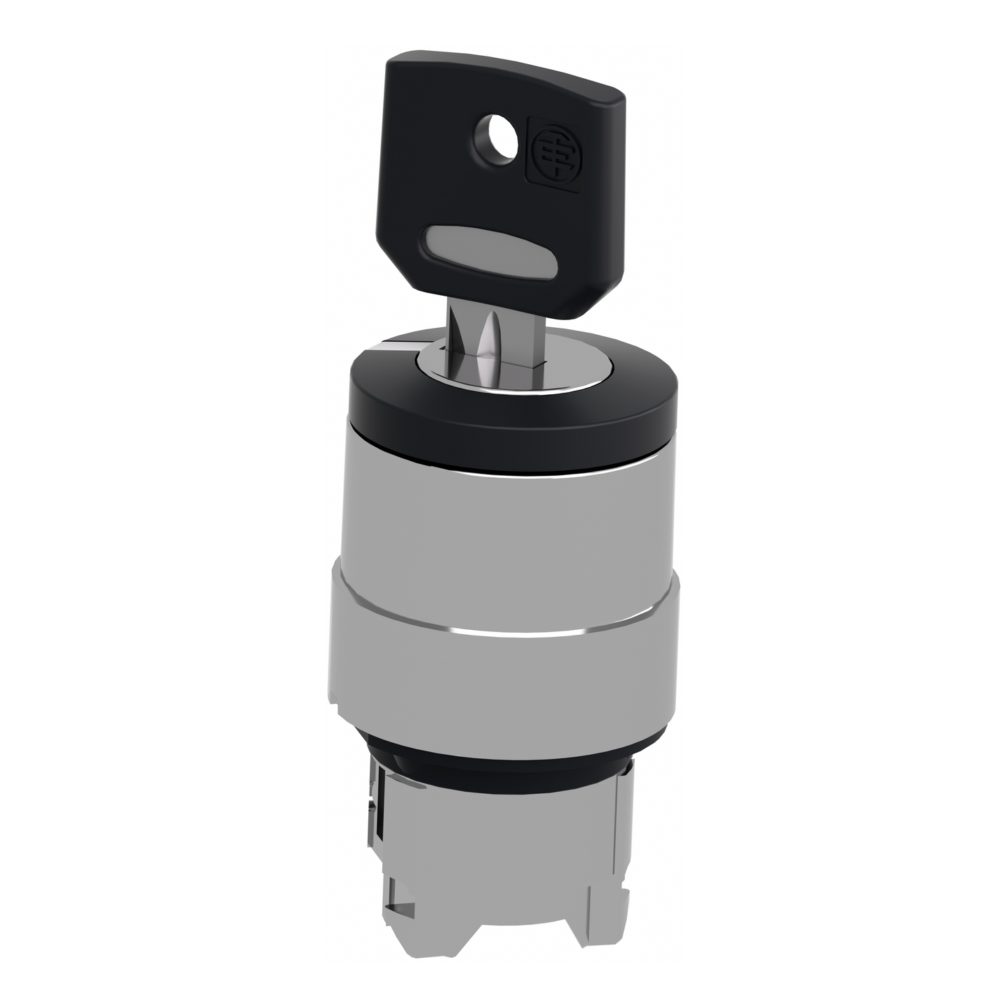 Schneider Electric-ZB4BG2F034-Harmony XB4 - tête bouton tournant à clé F034 - Ø22 - 2 pos fix - retr G