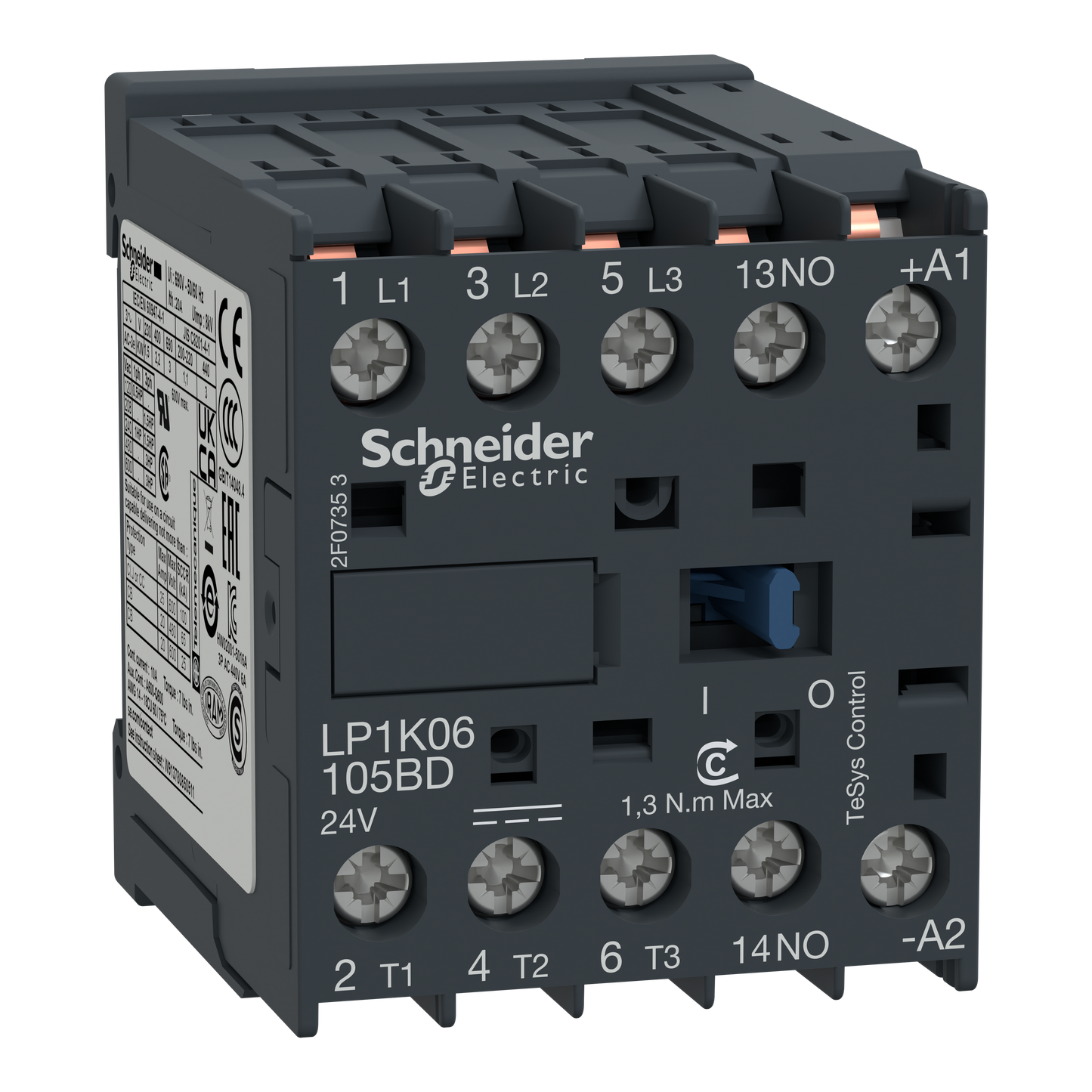 Schneider Electric-LP1K09105BDTQ-contacteur CONT 3P plus F CI 24V DC