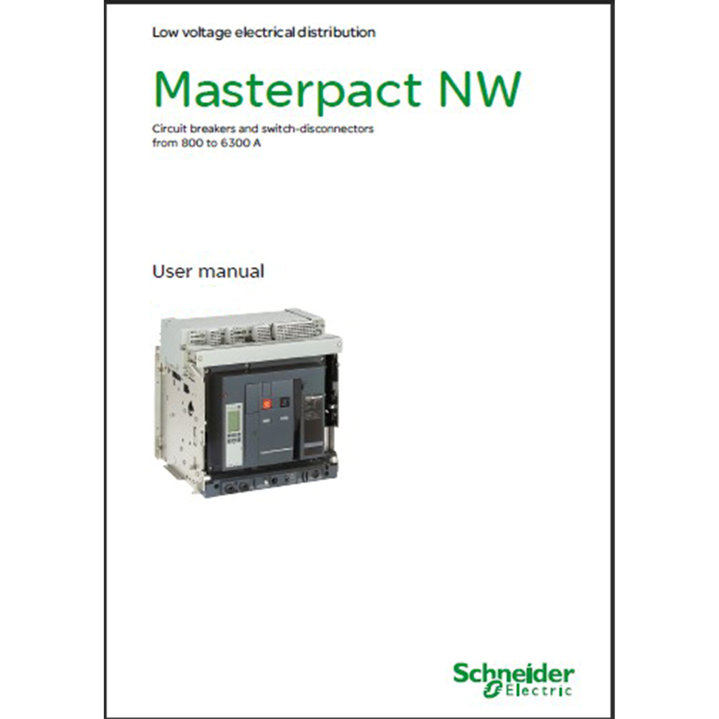 Schneider Electric-64923-ComPact NS - MasterPact NW - Guide d'exploitation - DC - français - pièce détach