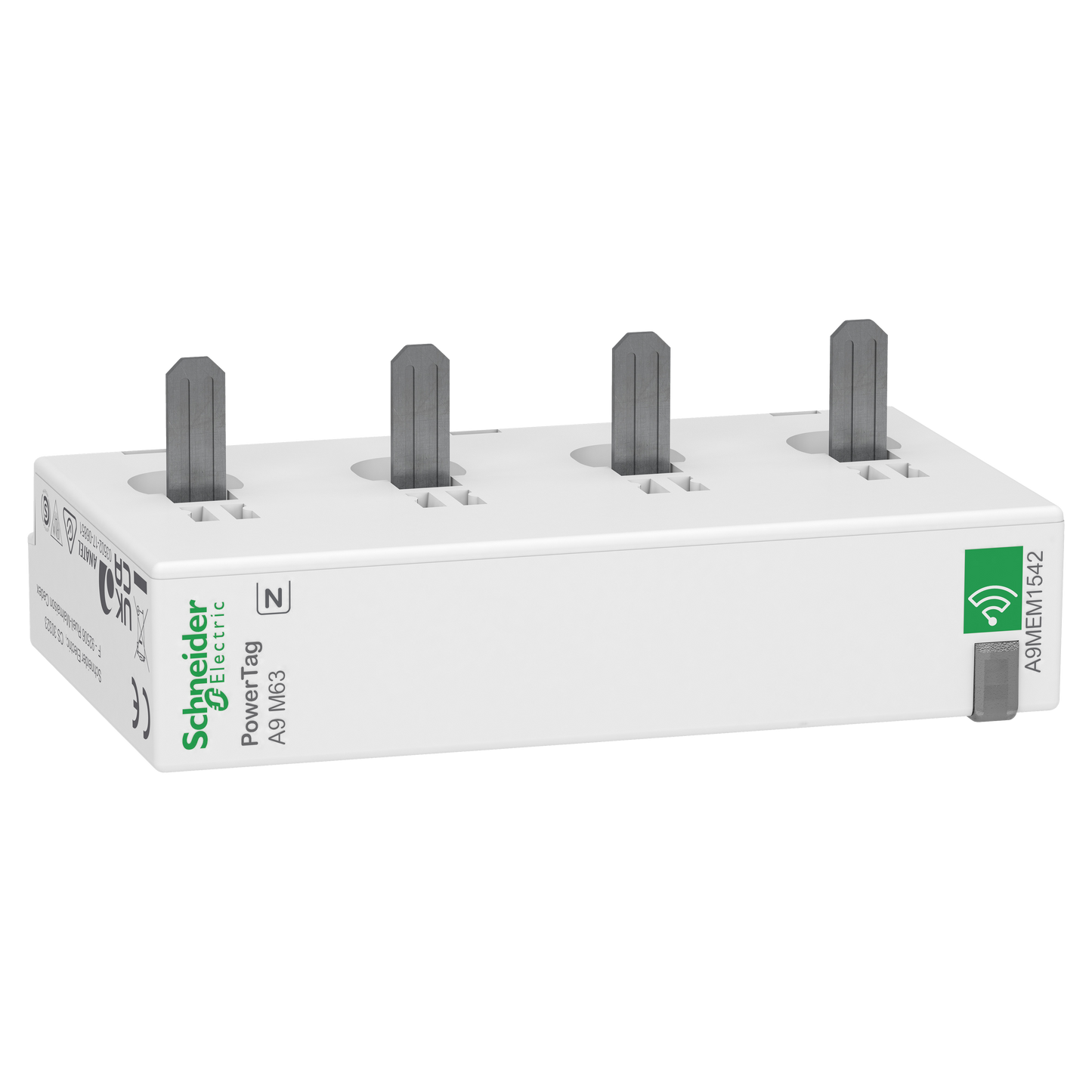 Schneider Electric-A9MEM1542-PowerTag - Capteur de mesure radiofréquence - iC60 iID DT60 - 3P+N - 63A - aval