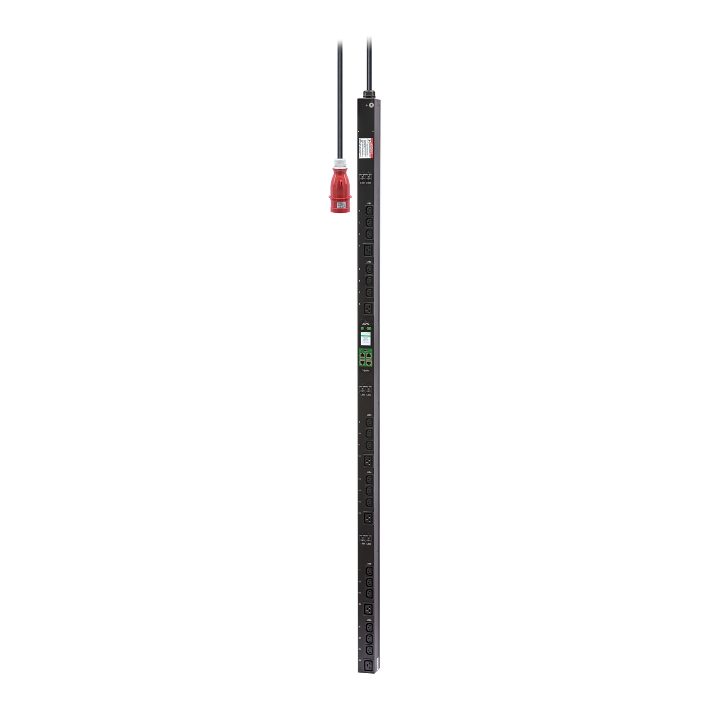 APC-EPDU2232MBO-EASY rack PDU 11 kw mesuré/contrôlé par prise, 3P 230V, 16A, 18C13, 6C19, NMC3