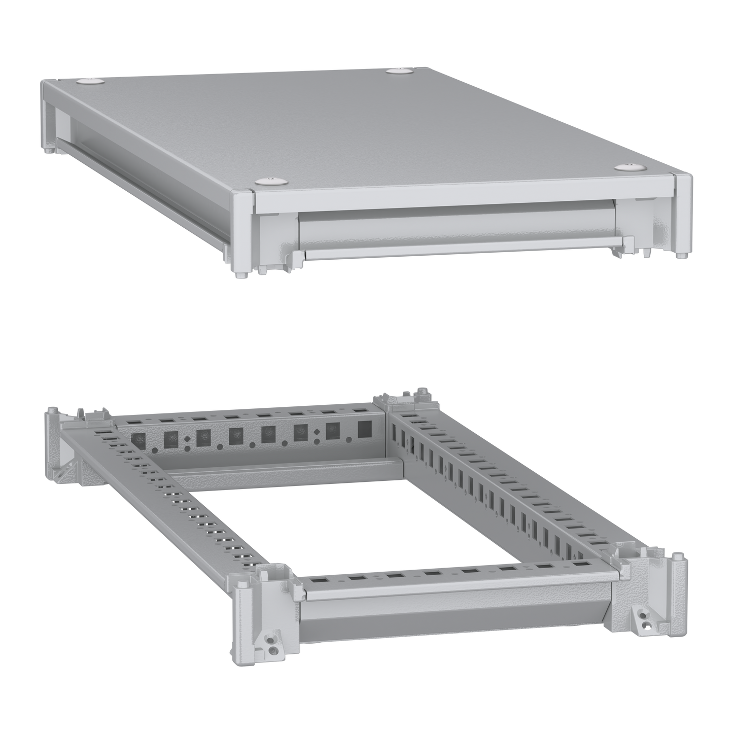Schneider Electric-NSYSFNC36-PanelSeT SFN Kit - cadre supérieur et inférieur - 300x600 mm (Hxl)