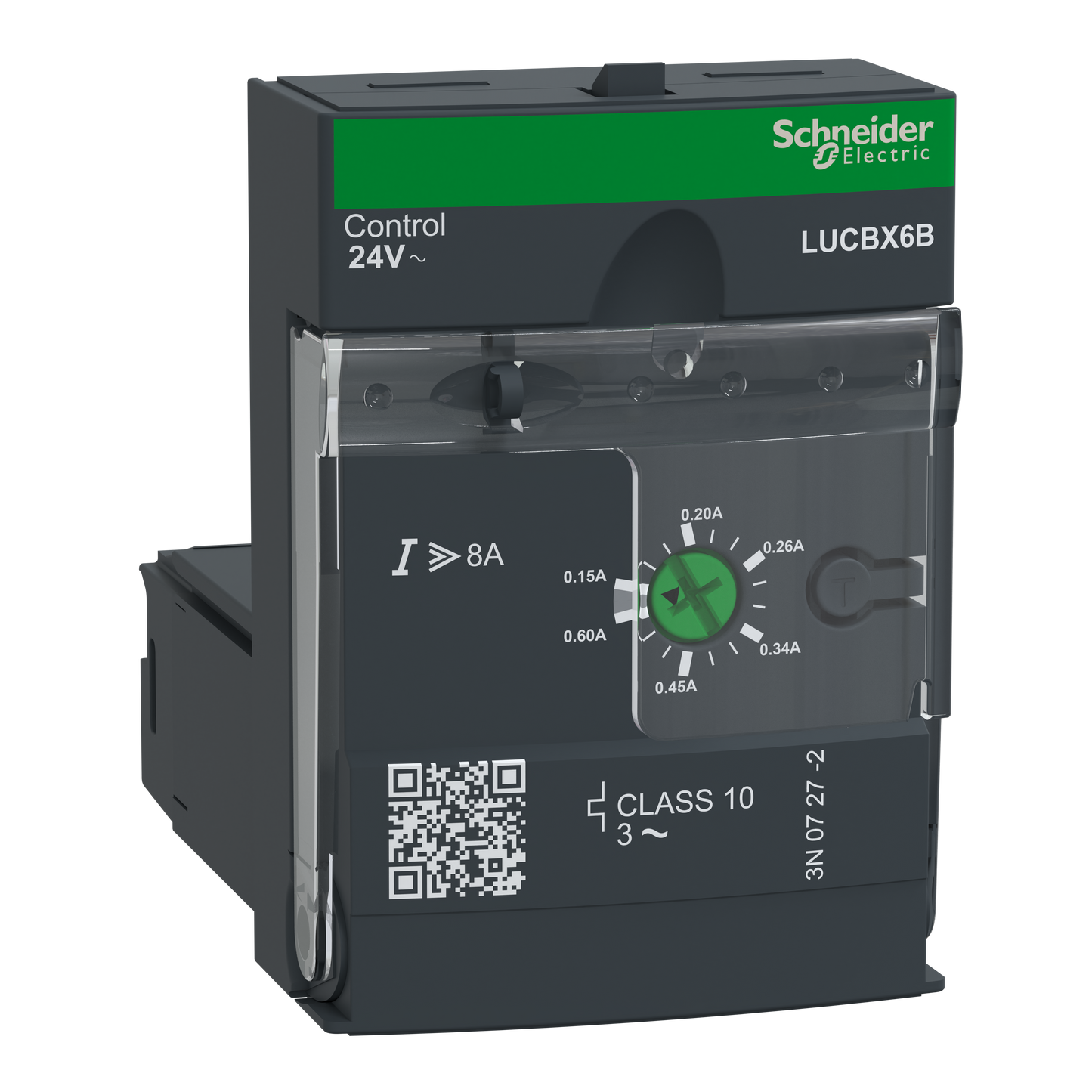Schneider Electric-LUCBX6B-TeSys LUCB - unité de contrôle évolutif - classe 10 - 0,15..0,6A - 24Vca