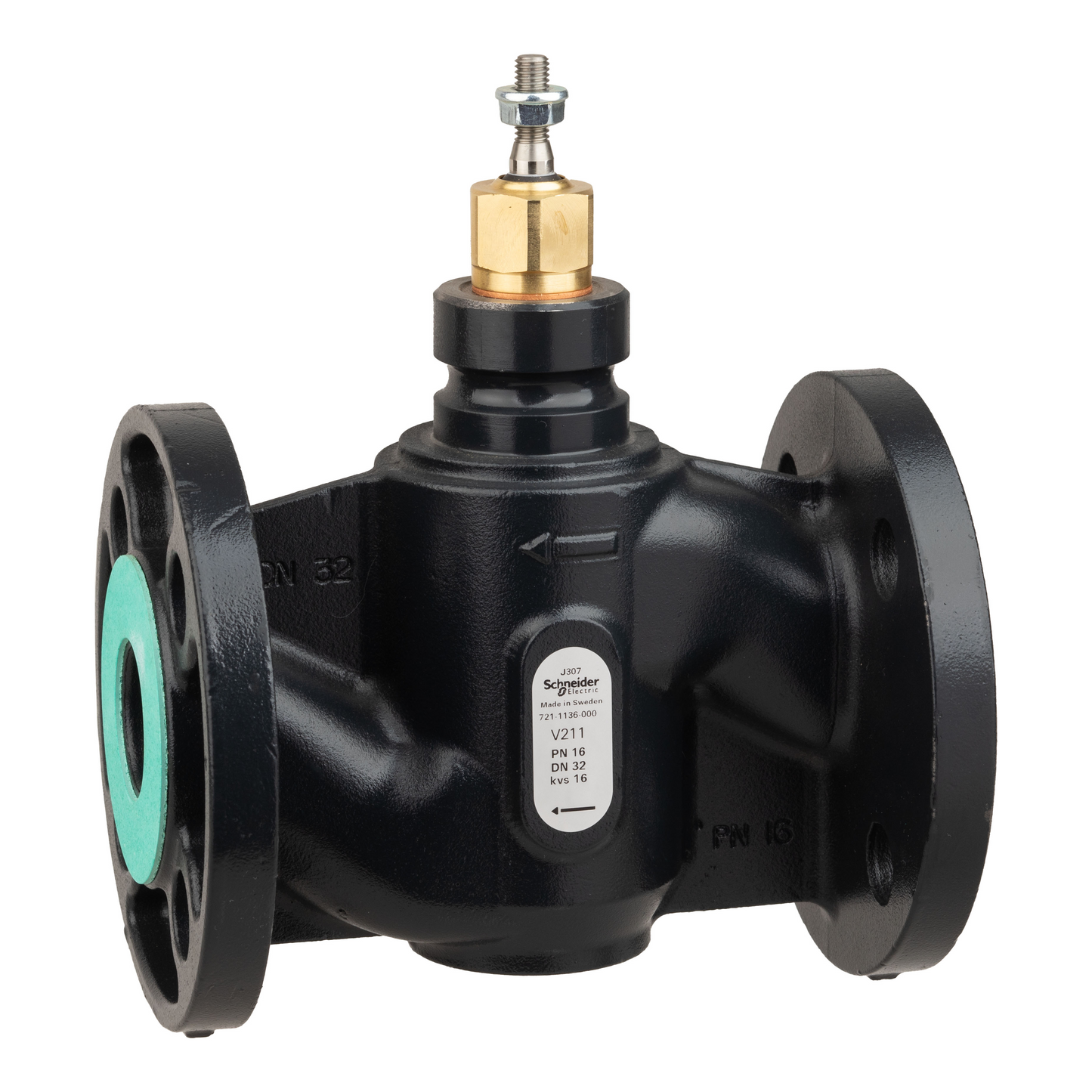 Schneider Electric-7211136000-Vanne 2 voies acier à bride PN16 DN32 Kv16