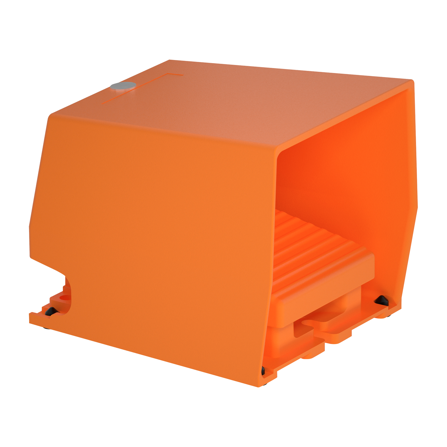 Schneider Electric-XPER310-Preventa XPER - inter. à pied - simple - avec capot - métal.- orange - 1O+1F