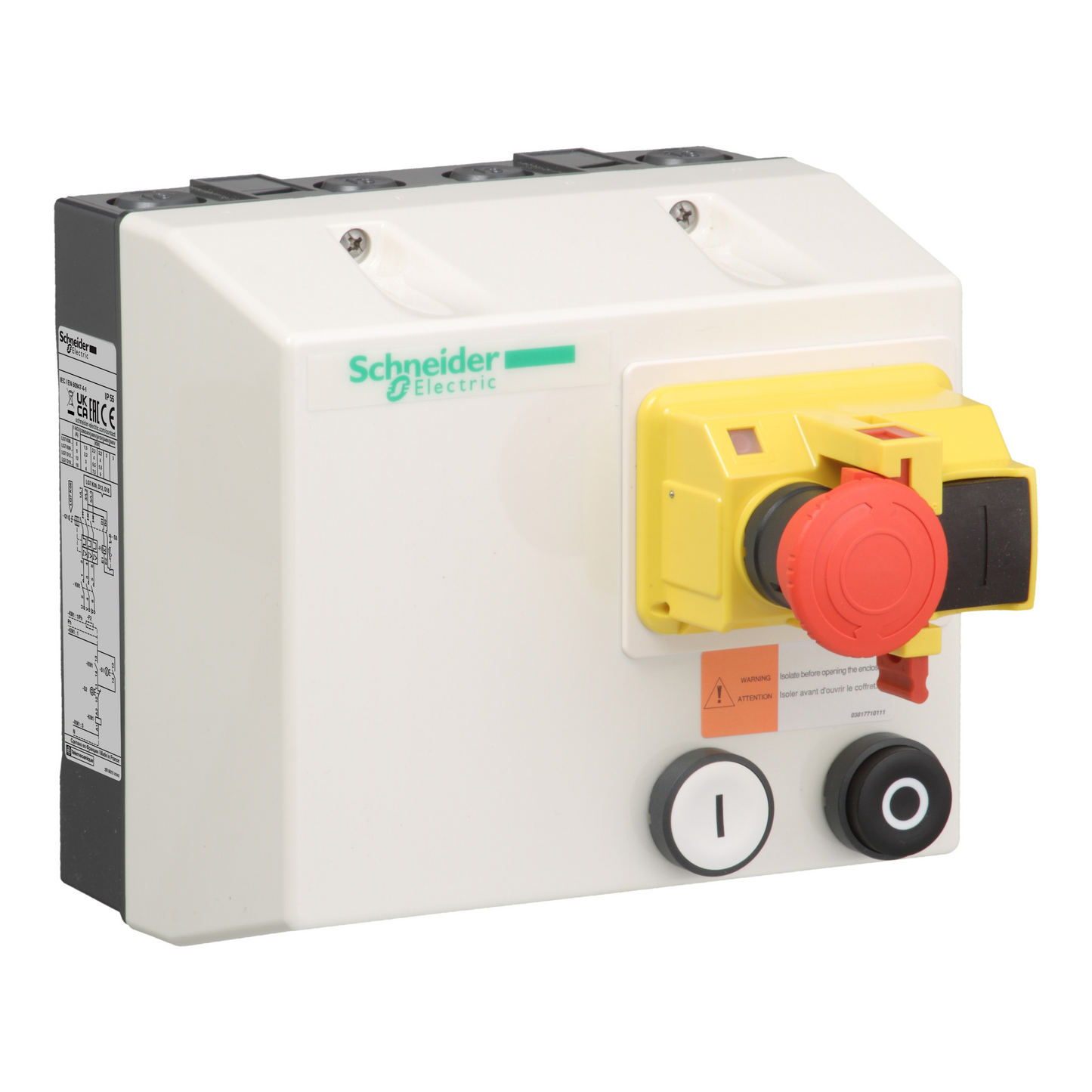 Schneider Electric-LG7K06M710-TeSys LG7K - démarreur en coffret - 4..6,3A - bobine 220Vca