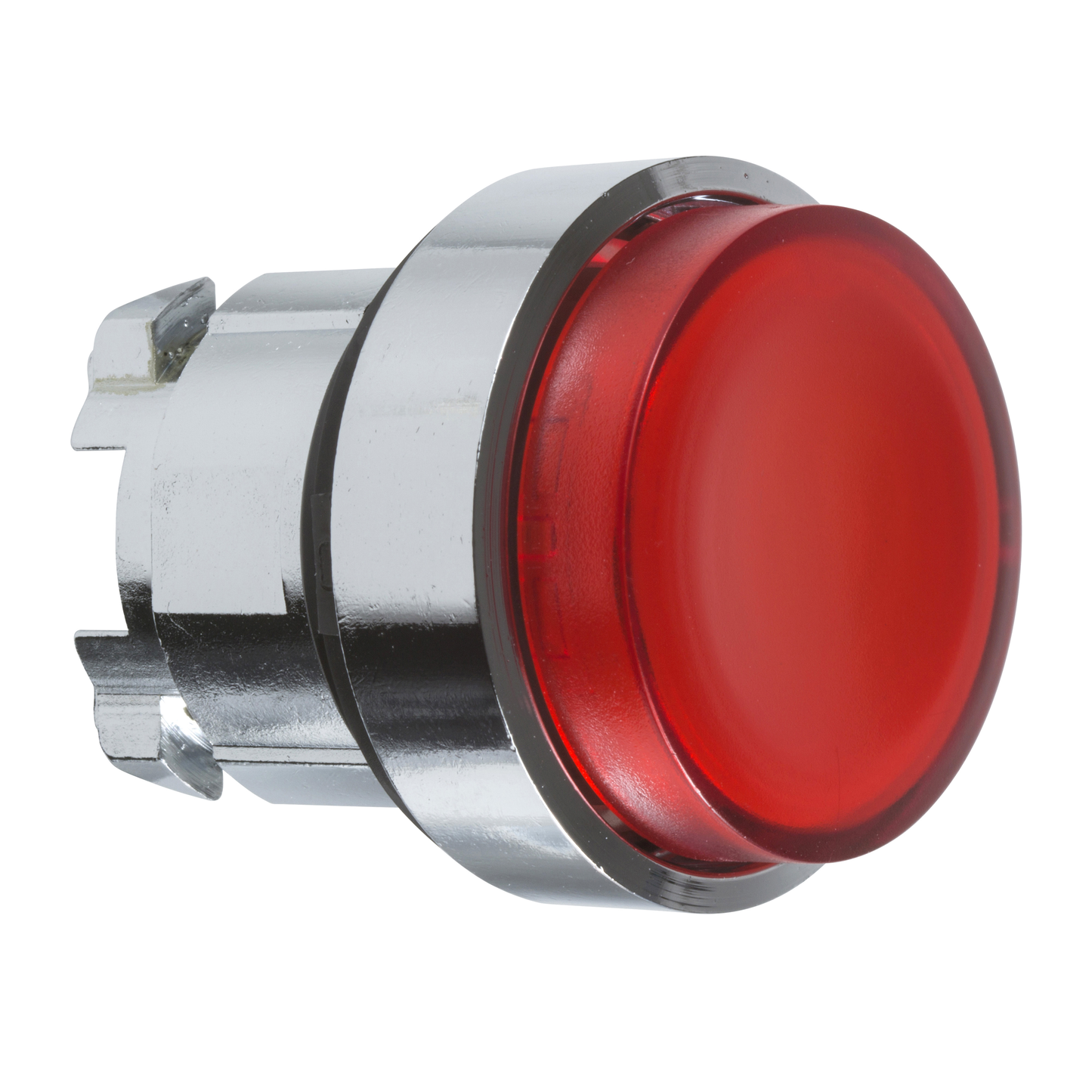 Schneider Electric-ZB4BW14-Harmony XB4 - tête bouton poussoir lumineux BA9s - Ø22 - dépassant - rouge