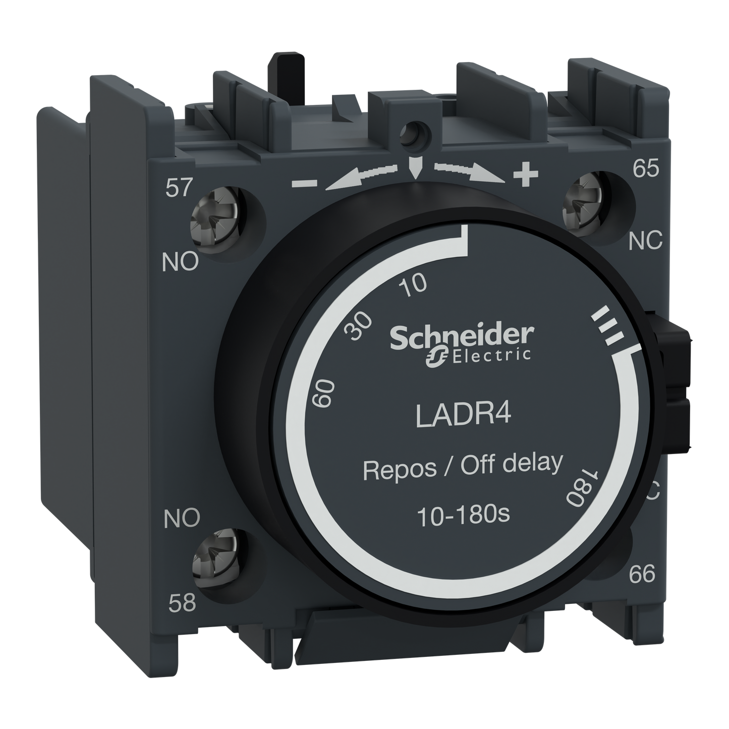 Schneider Electric-LADR4-TeSys D - bloc de contacts auxiliaires - 1F+1O - bornes à vis-étriers
