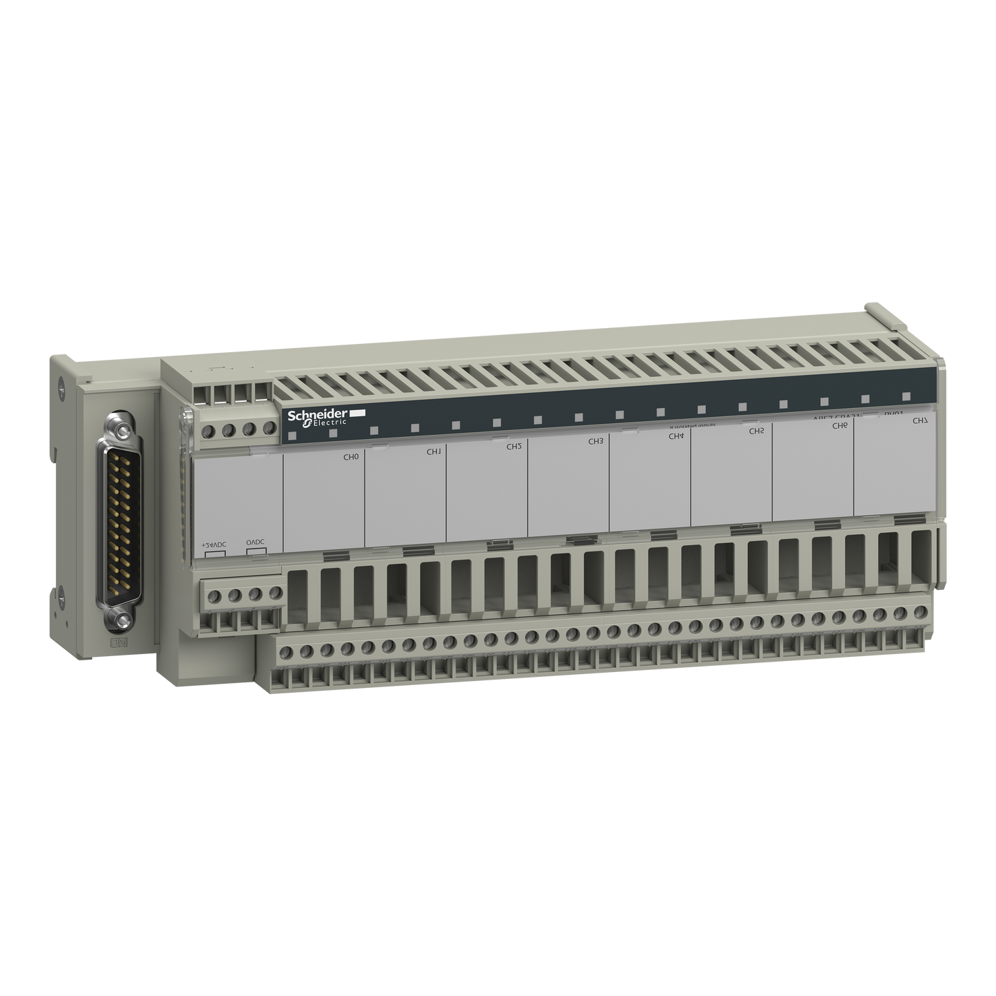 Schneider Electric-ABE7CPA31-Telefast ABE7 - embase de raccordement - pour distribution de 8 entrées analog.