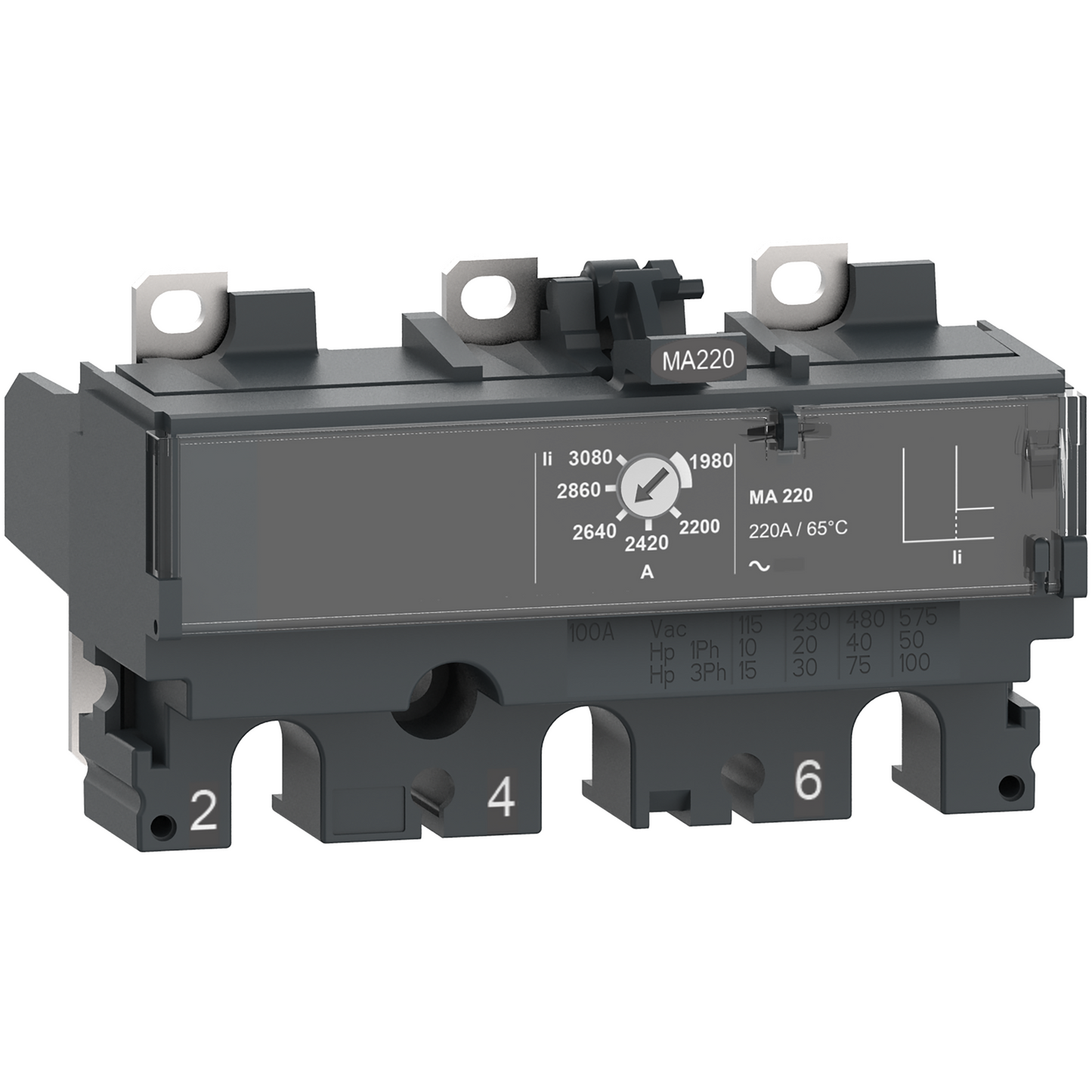 Schneider Electric-C103MA100-ComPacT NSX - Déclencheur magnétique - MA 100A - 3P3D pour NSX100