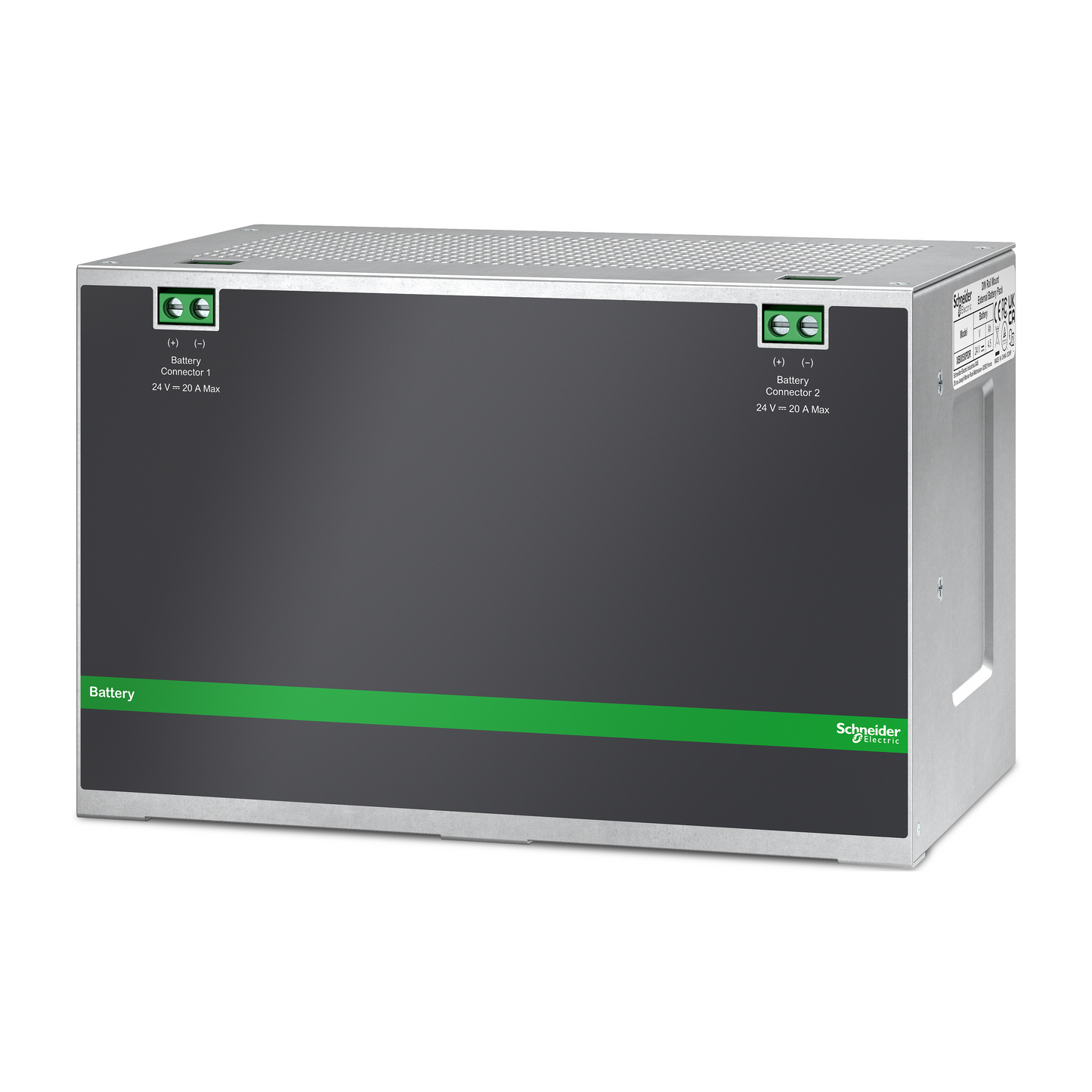 Schneider Electric-XB005XPDR-Easy UPS batterie 24VCC montage rail DIN pour Easy UPS 24VCC /24VCC 10A / 20A