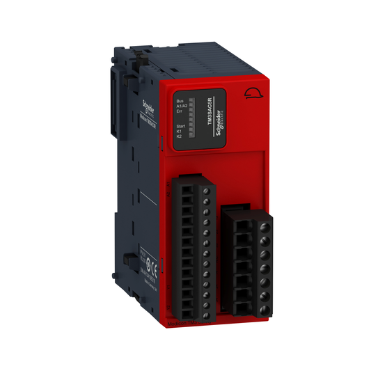 Schneider Electric-TM3SAC5R-Modicon TM3, module sécurité contrôle AU/inter, cat. 3 SIL2, 24VCC, à vis