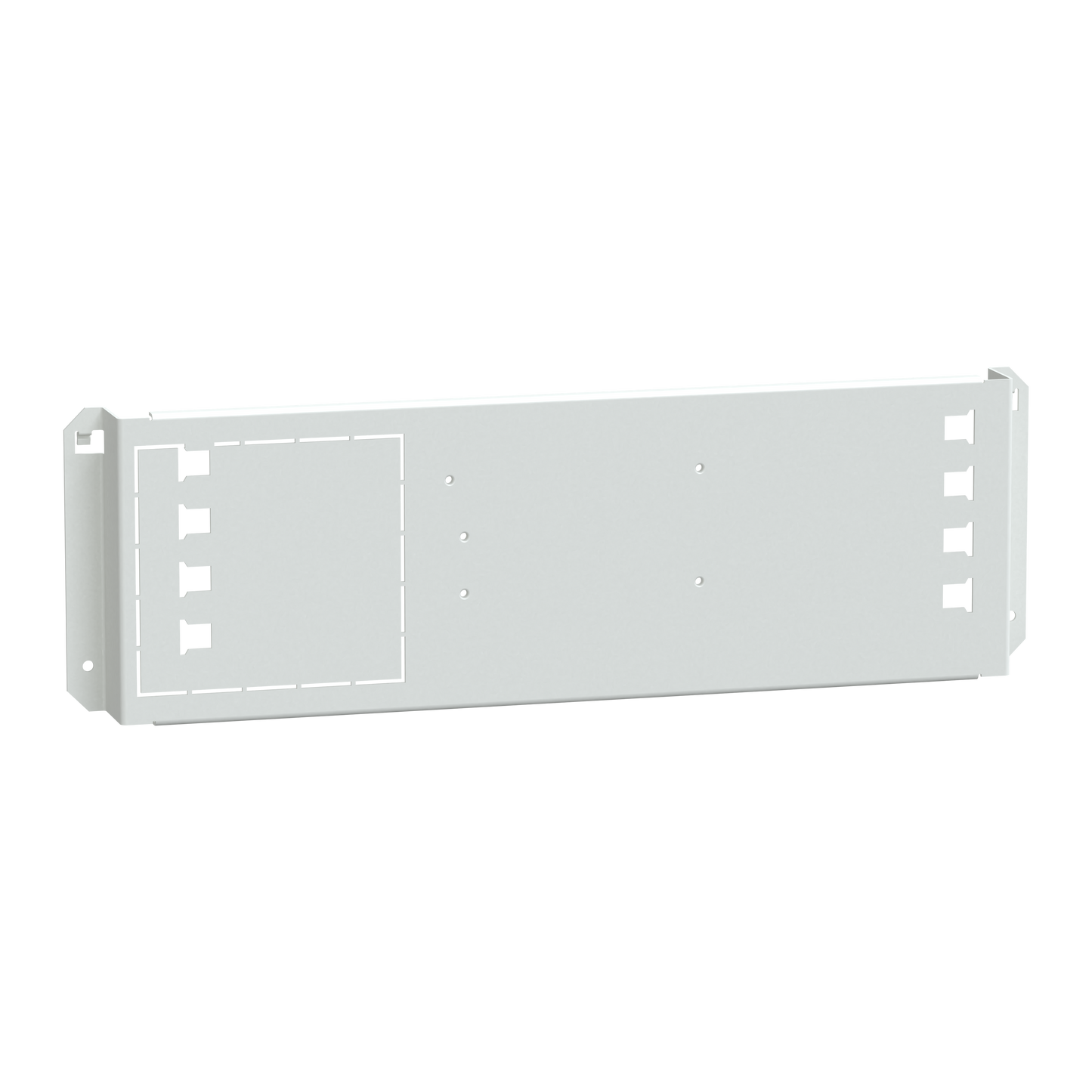 Schneider Electric-LVS03021-PrismaSeT G - Platine NSXm horiz. 3P4P-fixe-cde rot directe-L600-RAL9003