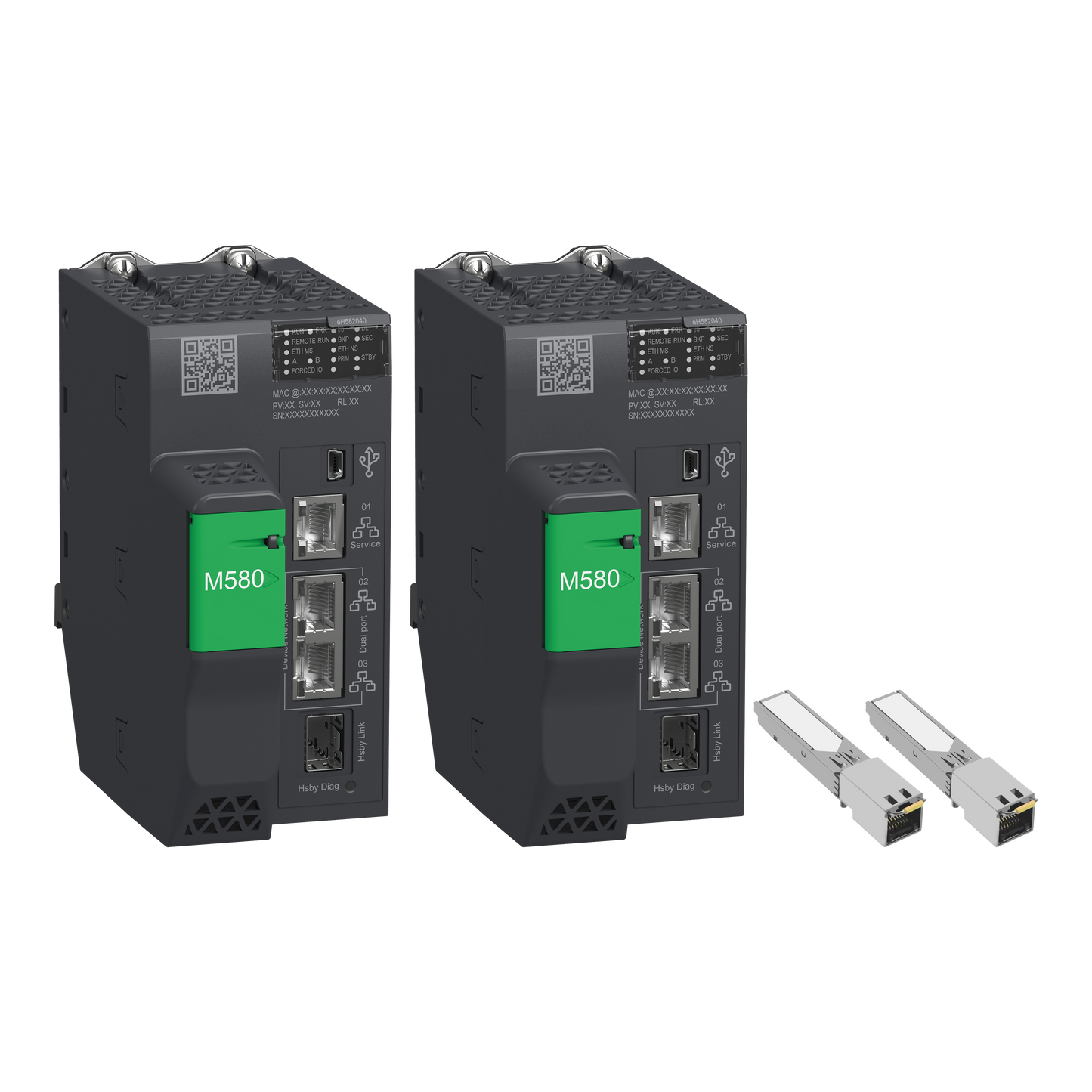 Schneider Electric-BMEH584040K-Kit M580 HSBY composé de 2X BMEH584040 + 2X 490NAC0100