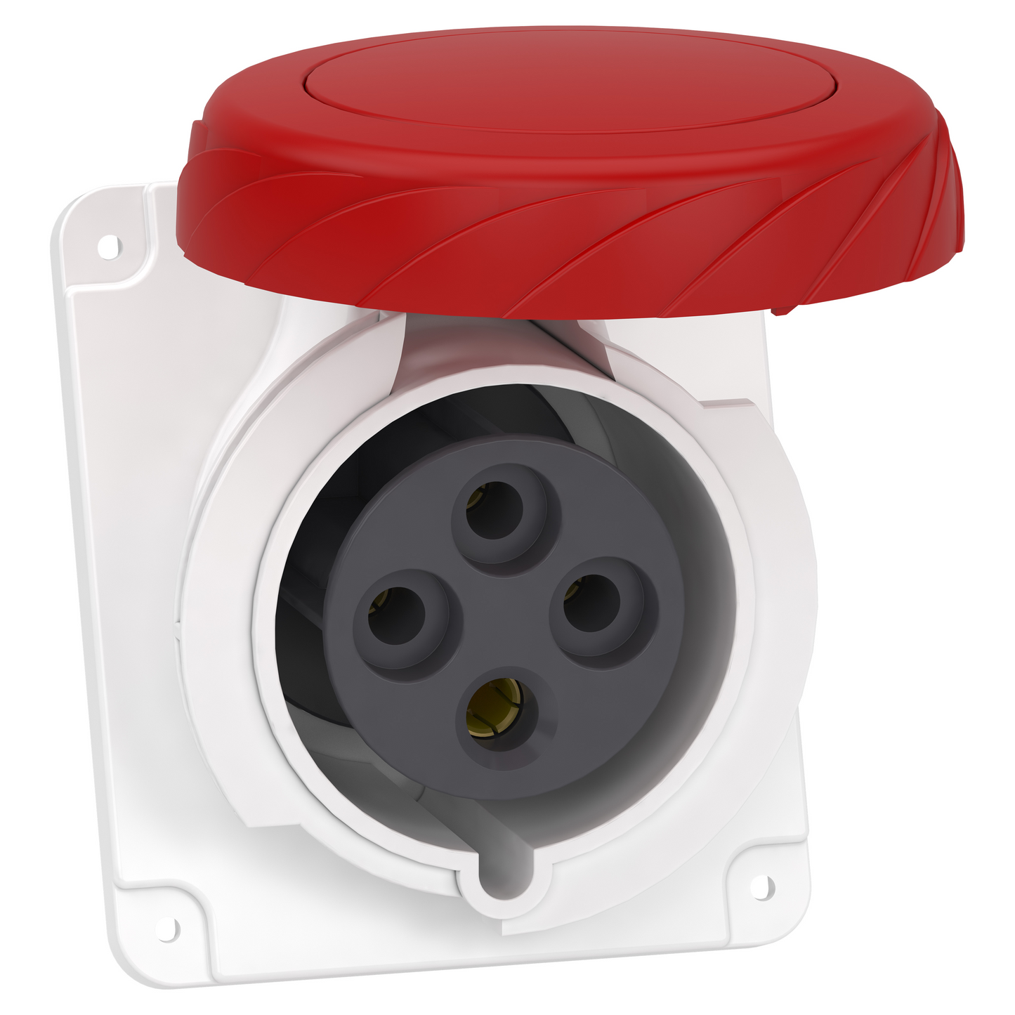 Schneider Electric-PKF32F734-Mureva - socle prise industrielle - 32A - IP67 - 380 - 4P - vis
