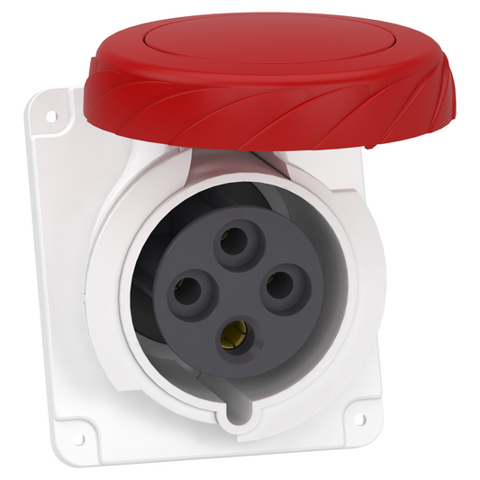 Schneider Electric-PKF32F734-Mureva - socle prise industrielle - 32A - IP67 - 380 - 4P - vis