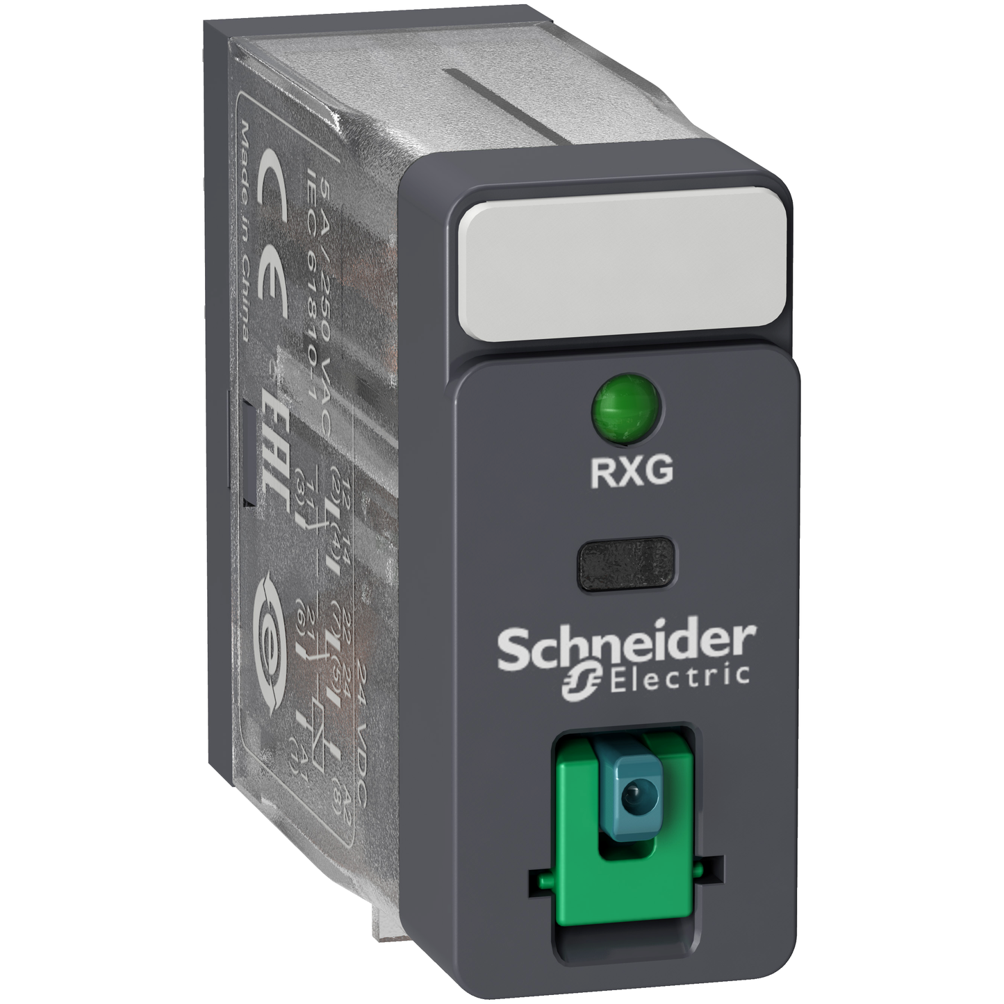 Schneider Electric-RXG22FD-Harmony RXG - relais interface - embrochab - test - DEL - 2OF - 5A - 110VDC