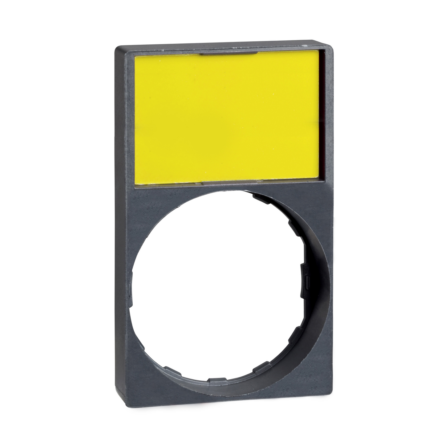 Schneider Electric-ZBY6H102-Harmony porte étiquette 30 x50 mm affleurant - Ø22 - avec étiquette vierge