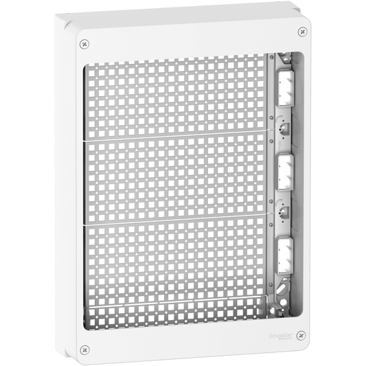 Schneider Electric-R9H18403U-Resi9 - coffret 18 modules - universel équipé de grilles sans rail din