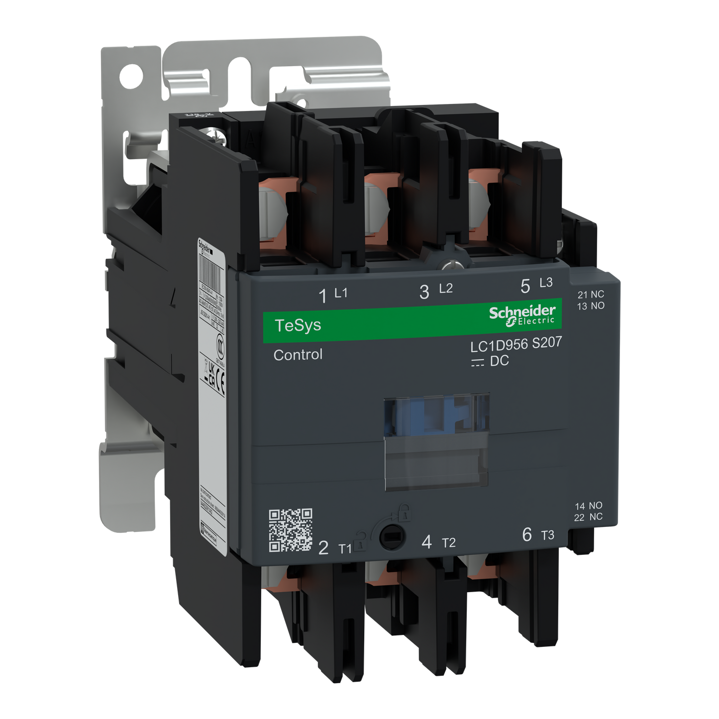 Schneider Electric-LC1D956FWS207-TeSys D - contacteur EN45545 - 3P(3NO) - AC3 <=440V 95A - 110Vcc - cosse fermée