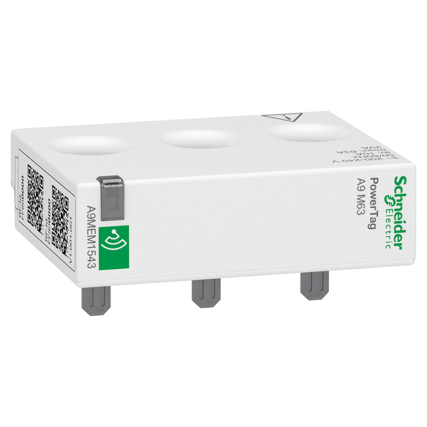 Schneider Electric-A9MEM1543-PowerTag - Capteur de mesure radiofréquence - 3P - 63A - am/av - 200/240Vca