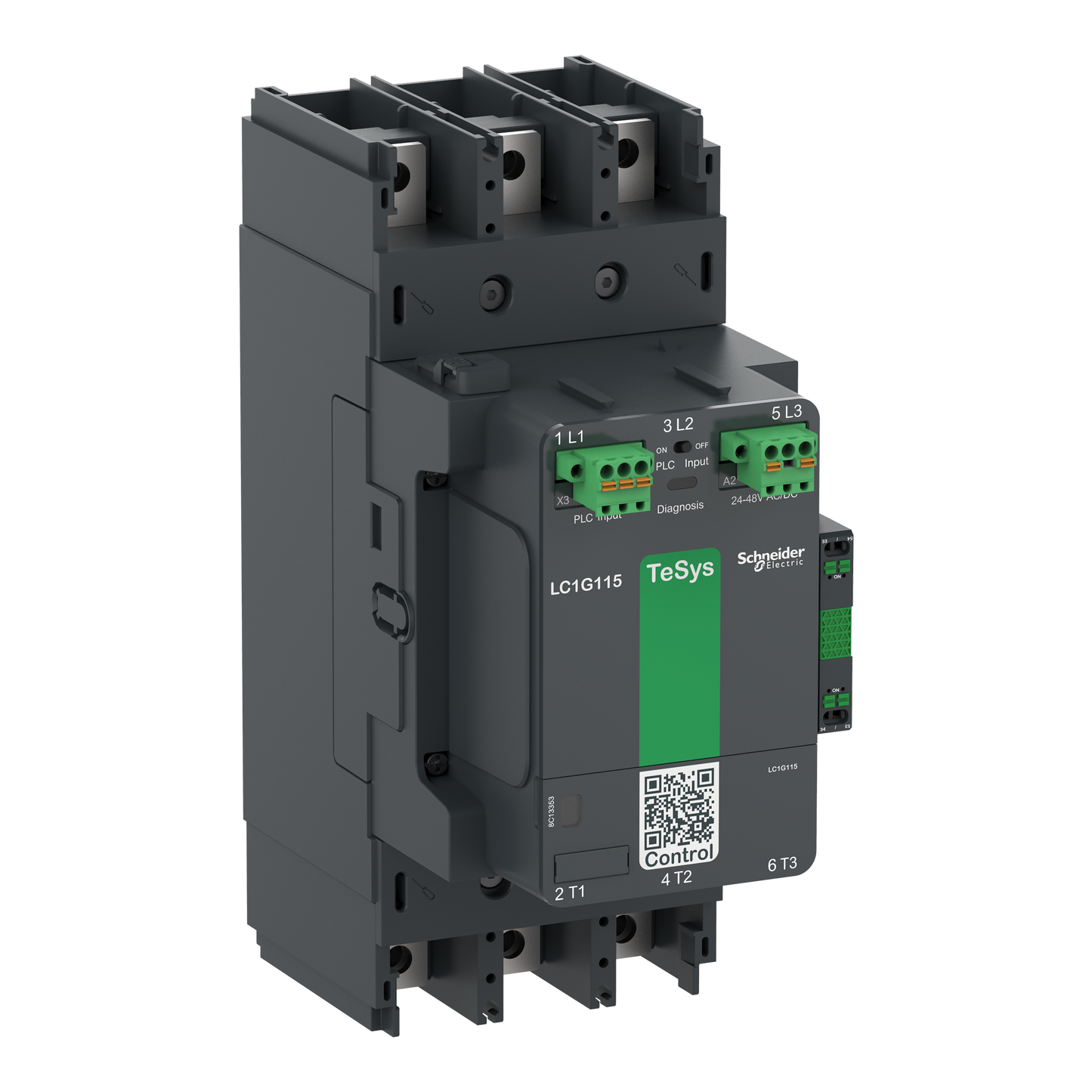 Schneider Electric-LC1G185BEEA-TeSys G - Contacteur forte puissance -3 pôles (3NO) - AC-3 <=440V 185A