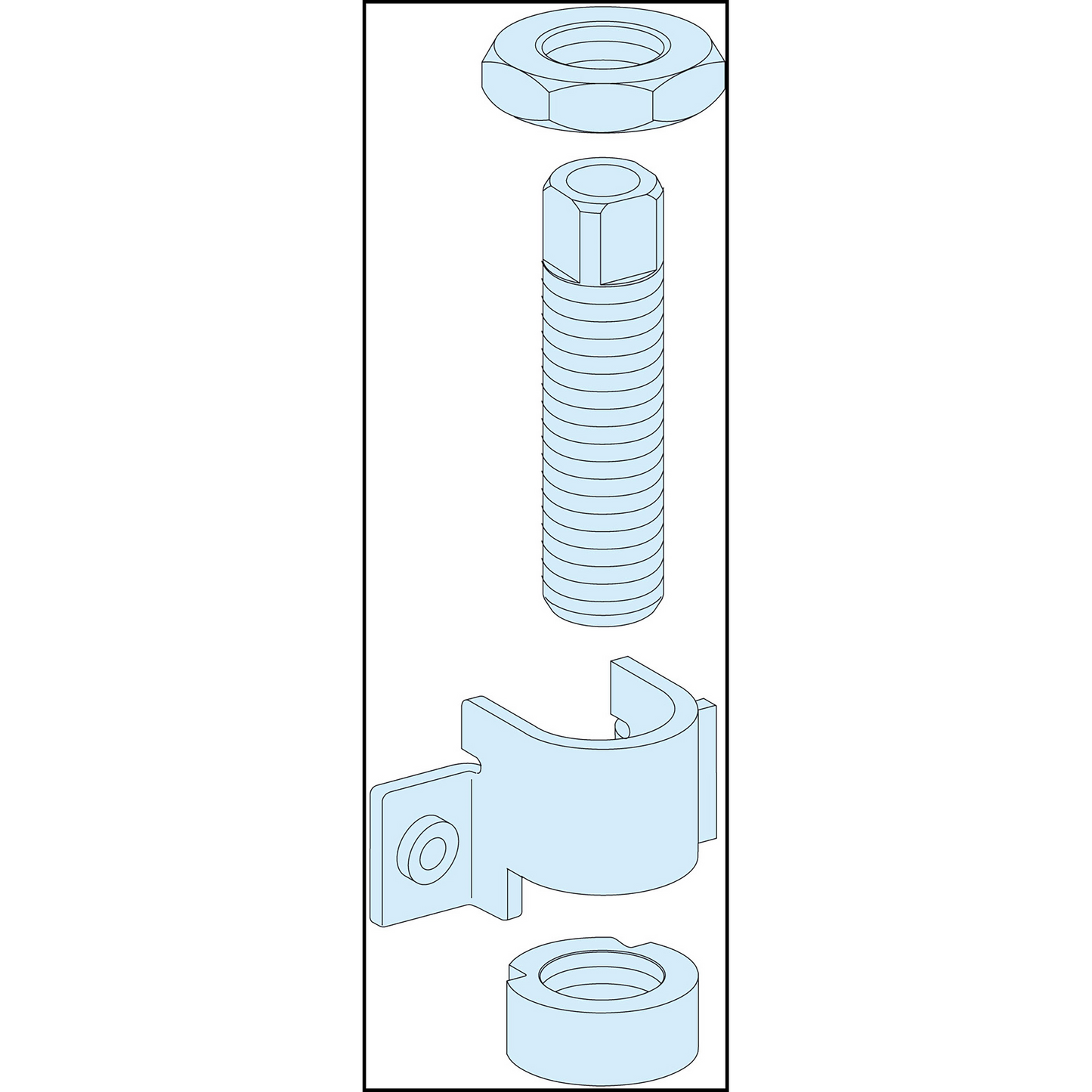 Schneider Electric-LVS08702-PrismaSeT P - Kit réglage planéite - Lot de 4