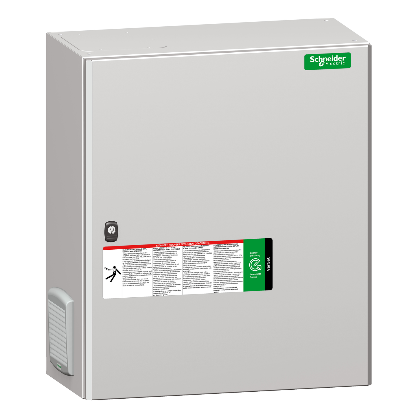 Schneider Electric-VLVFW1N03507AA-VarSet batterie de condensateurs Fixe 75kvar disj entrée Haut 400V 50Hz