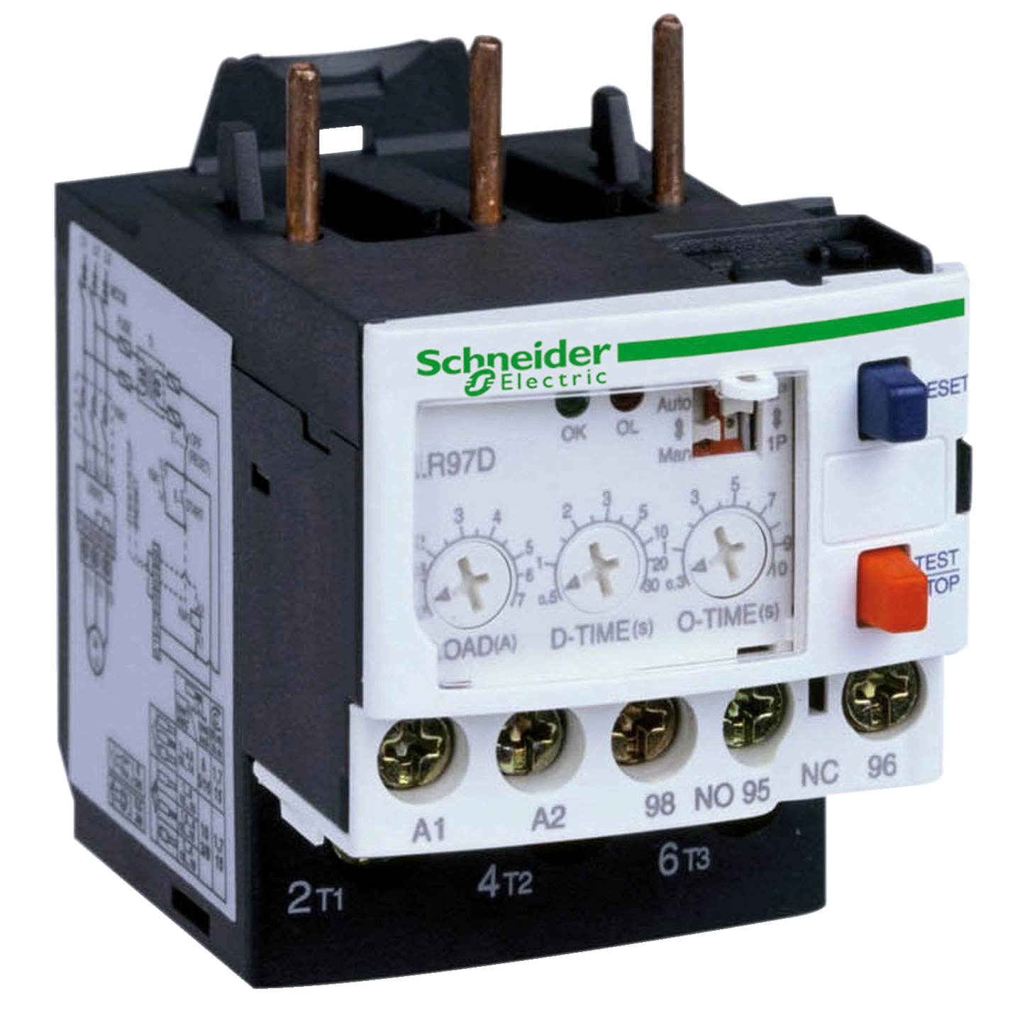 Schneider Electric-LR97D015M7-TeSys LR - relais de protection électronique moteur - 0,3..1,5A - 200..240Vca