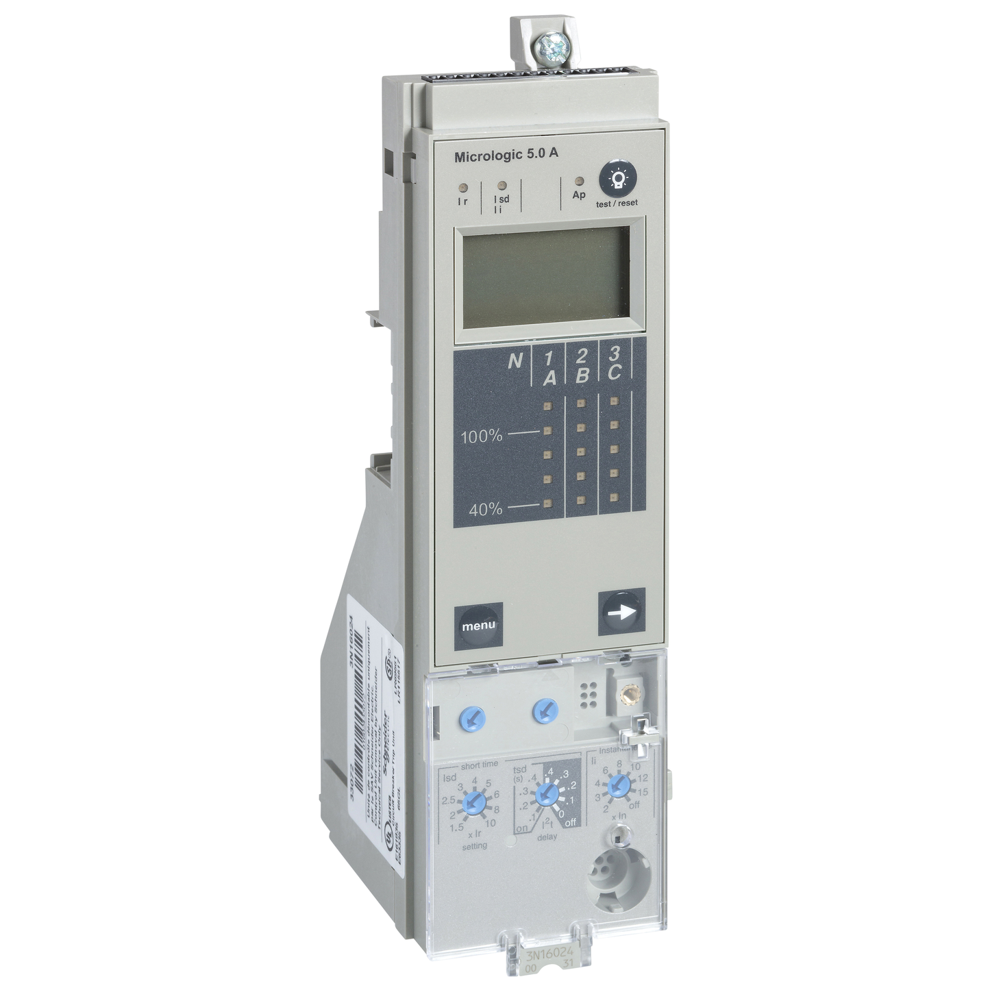 Schneider Electric-33512-ComPact NS630-3200 - déclencheur Micrologic 5.0A - 3P-4P - fixe