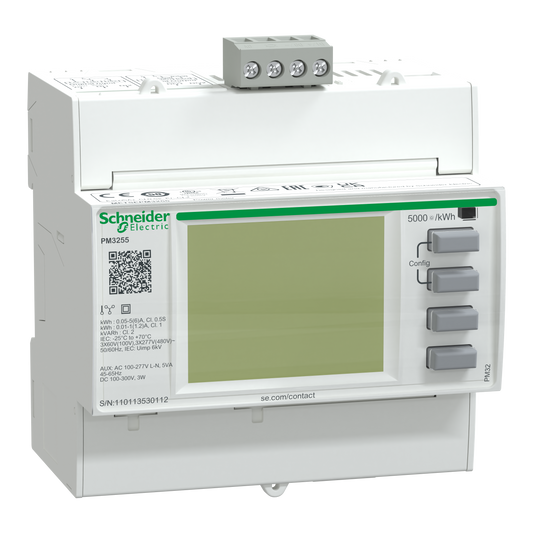 Schneider Electric-METSEPM3255-PowerLogic - centrale de mesure - PM3255 - modulaire - mémoire - Modbus