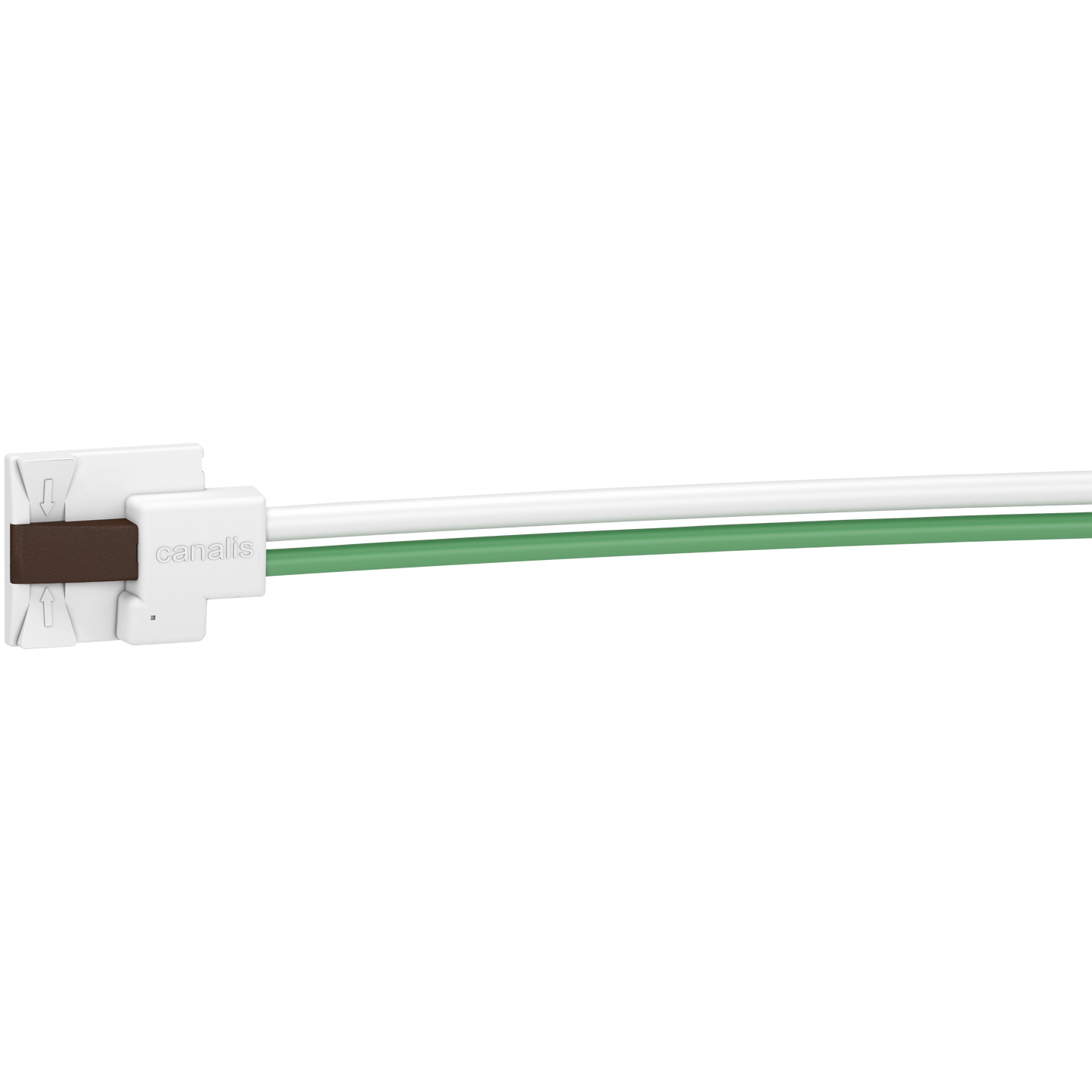 Schneider Electric-KBC16DCS301T-Canalis KB - connecteur dérivation 16A - L3+N+PE+bus - cable 1m