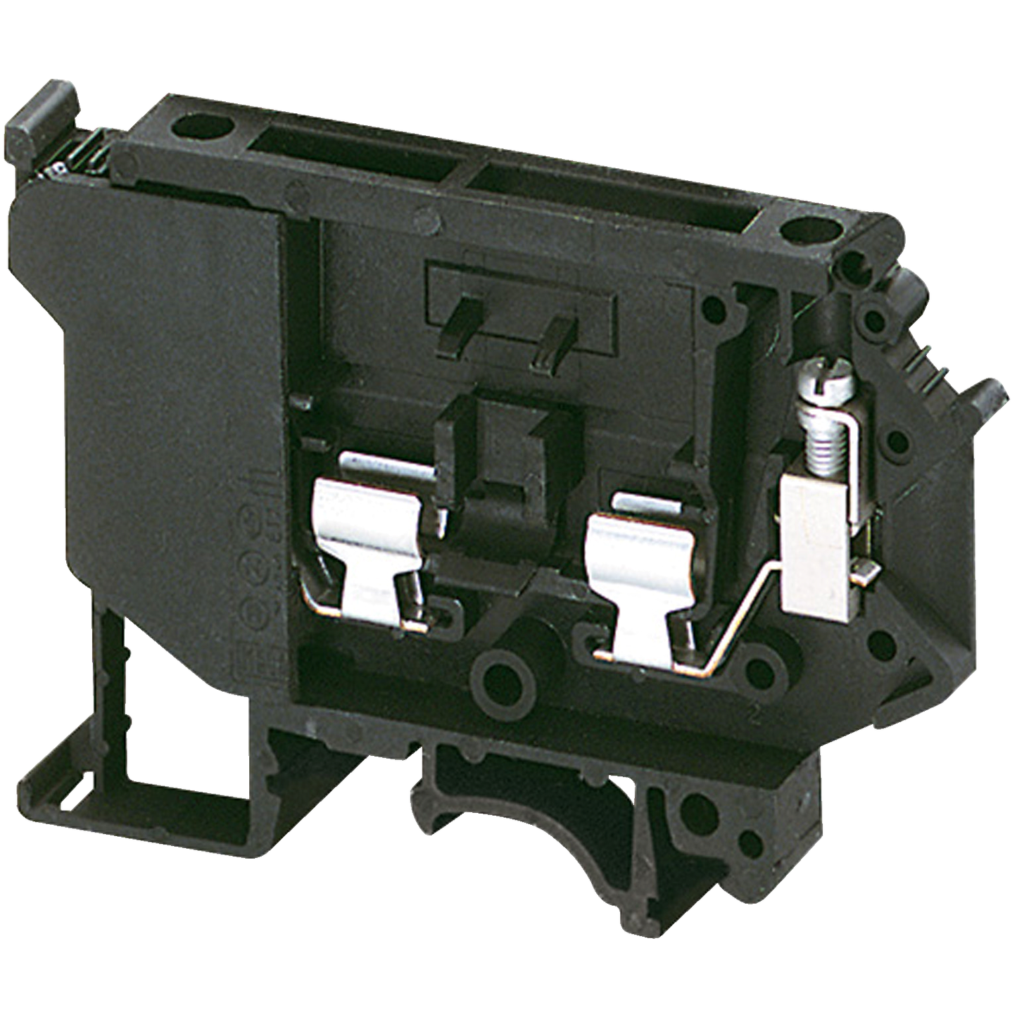 Schneider Electric-NSYTRV42SF5LD-Borne à vis sectionn. à fusible 5x20/25/30mm - avec DEL 12-30V 2 pts 4mm² - noir