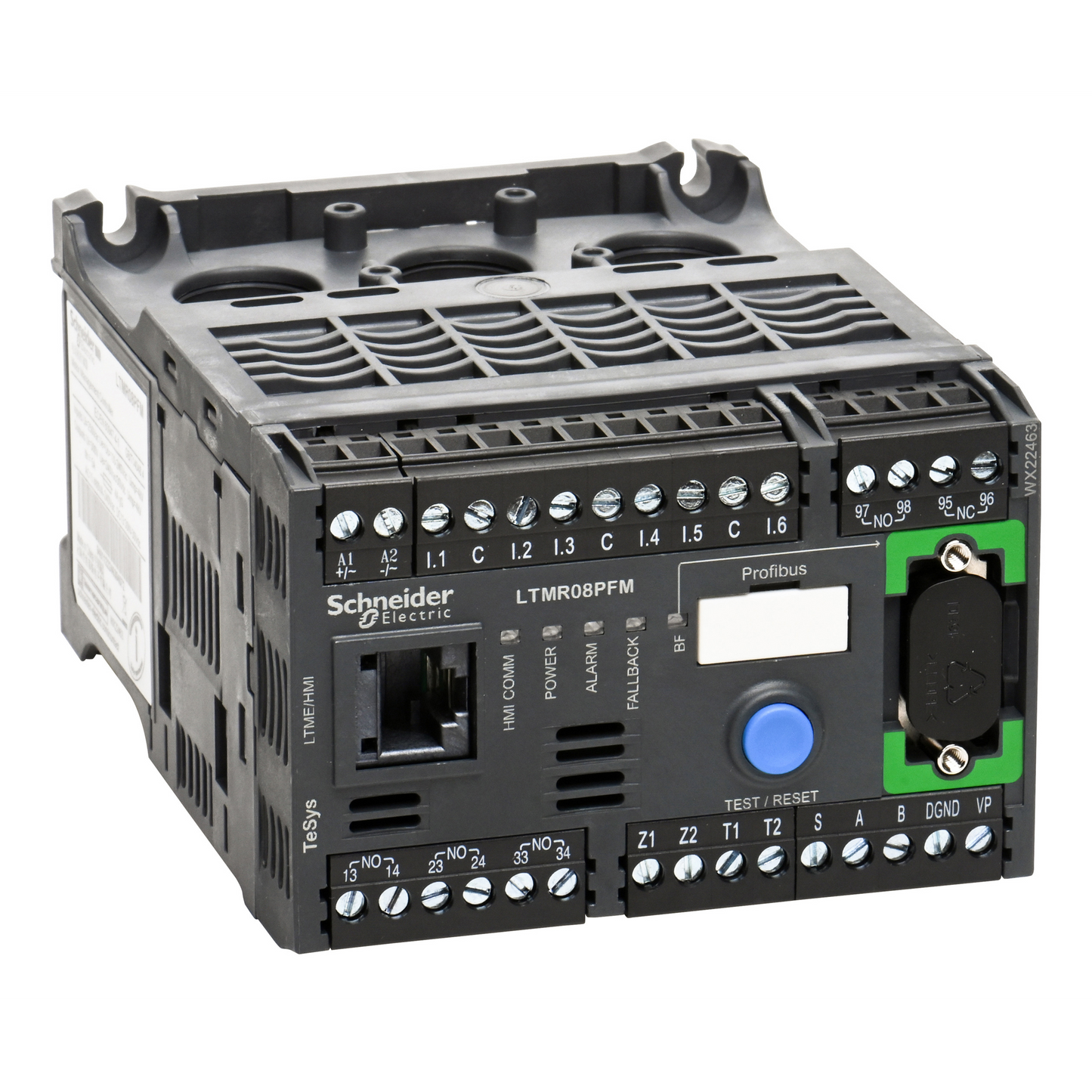 Schneider Electric-LTMR08PFM-TeSys T contrôleur moteur LTM R, Profibus DP, 100 à 240 V CA, 0,4...8 A