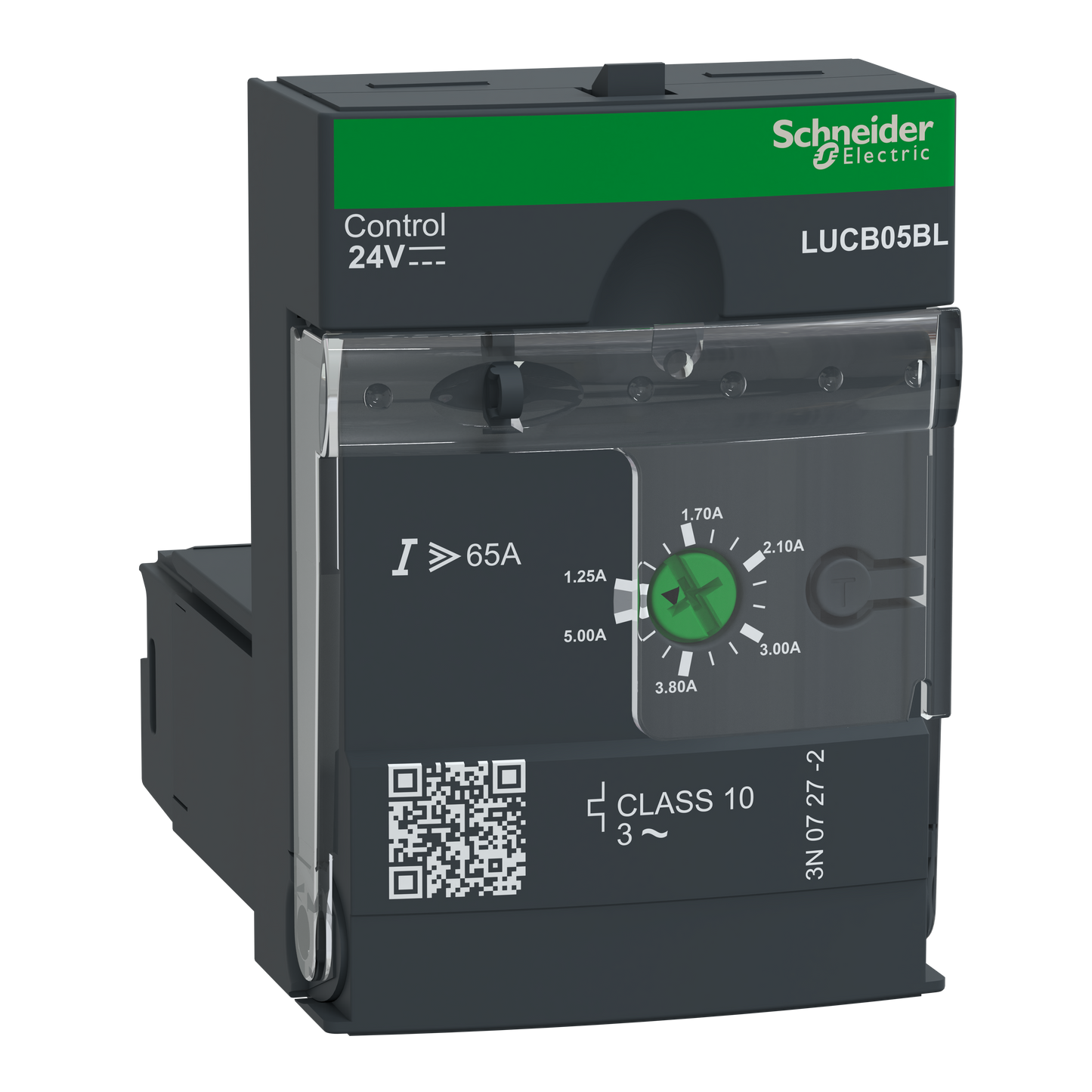 Schneider Electric-LUCB05BL-TeSys LUCB - unité de contrôle évolutif - classe 10 - 1,25..5A - 24Vcc