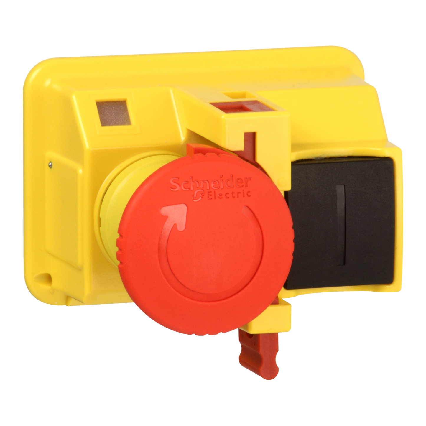 Schneider Electric-GV2K04-TeSys GV - tête pour bouton-poussoir Ø40mm - tourner pr déverrou.- Ø22mm - rouge