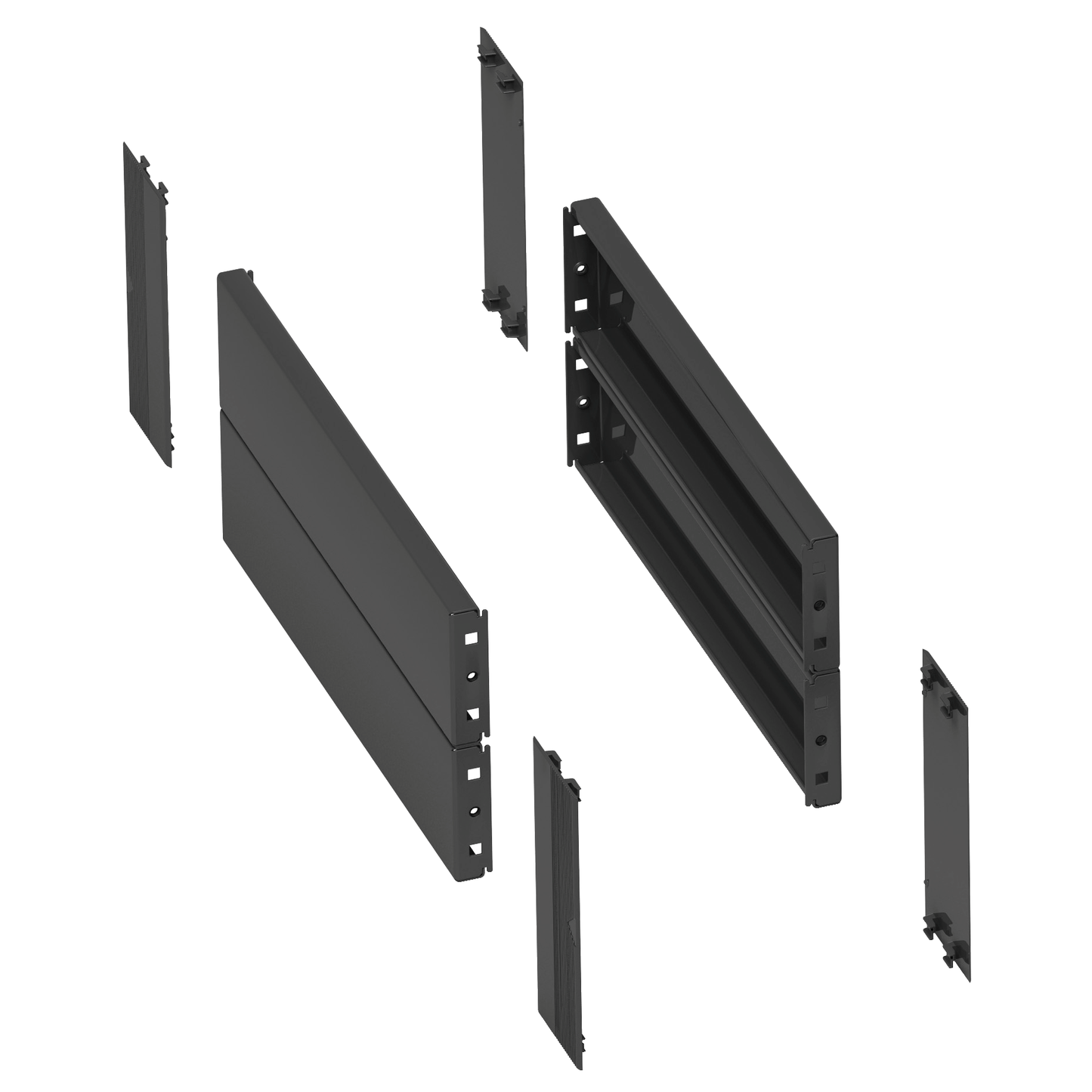 Schneider Electric-NSYSPS3200SD-PanelSeT Accessoires - jeu 4 trappes latérales - pour socle 200x300mm