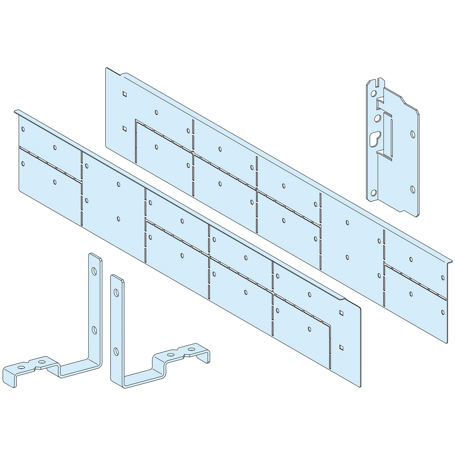 Schneider Electric-LVS04330-PrismaSeT G - Cloison verticale pour coffret ou armoire - 6 à 33M
