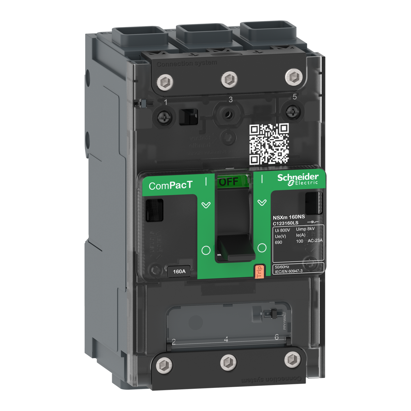 Schneider Electric-C113050LS-ComPacT NSXmNA - interrupteur-sectionneur - 50A - 3P - borne EverLink