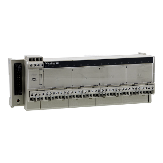 Schneider Electric-ABE7R16S212-Telefast ABE7 - embase - relais électromagnét. soudés - 16 voies - relais 10mm