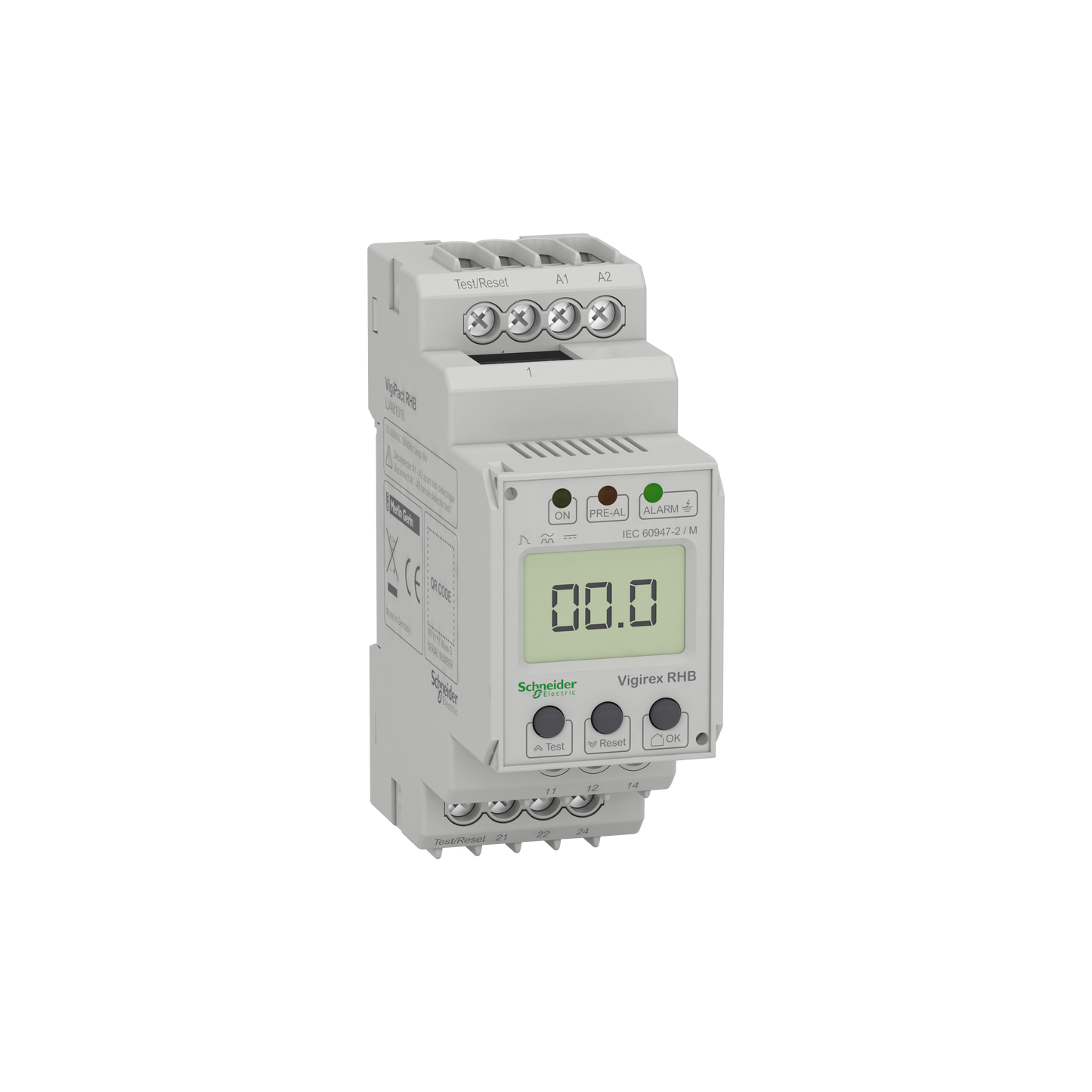 Schneider Electric-LV481010-VigiPacT RHB - relais différentiel type B - 0,03 à 3A - 100/250V CA - rail DIN